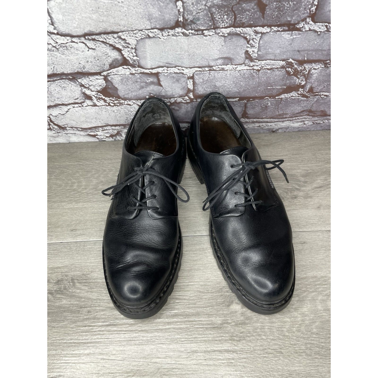 Mephisto Mephisto Sherpa's Black Leather Lace Up Heel Oxfords Shoes M Size US 10.5 / EU 43-44 - 14 Thumbnail