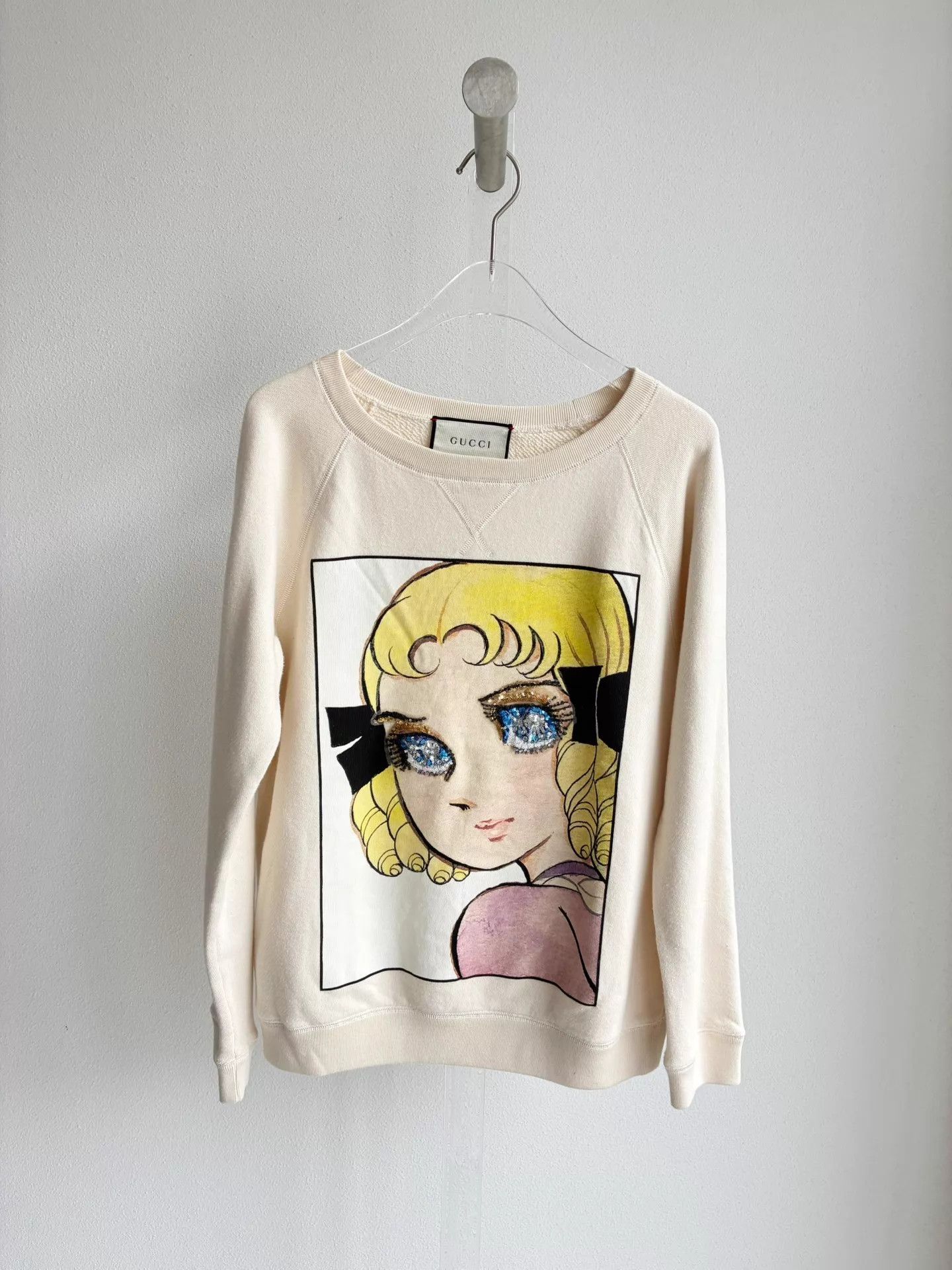 Gucci Gucci Sequin Flower Fairy Sweatshirt XS Red GUCCI BackLogo Size XS / US 0-2 / IT 36-38 - 2 Thumbnail