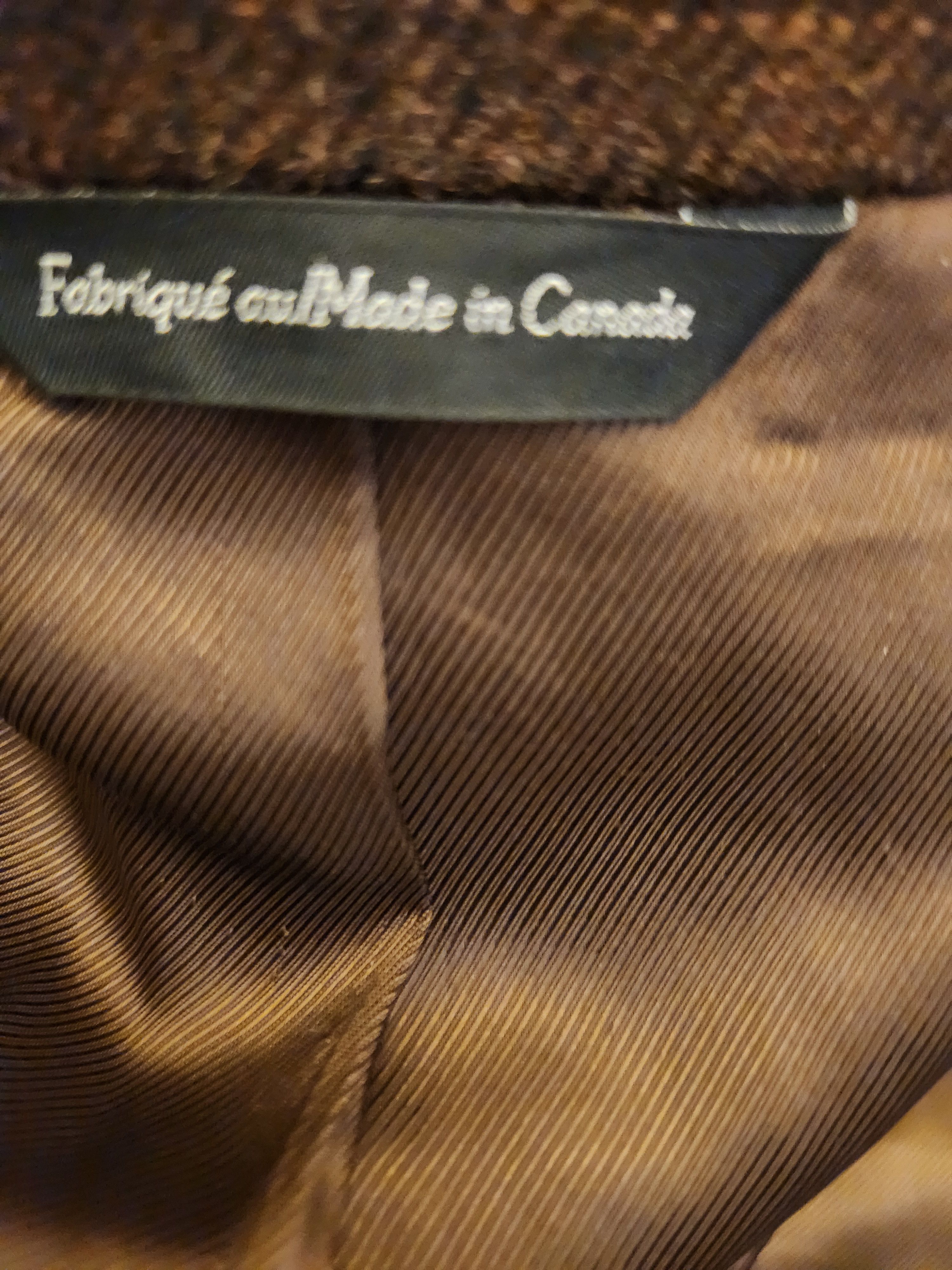 Samuelsohn Vintage Wool/Cashmere 3 Button Plaid Blazer Size 46R - 4 Thumbnail
