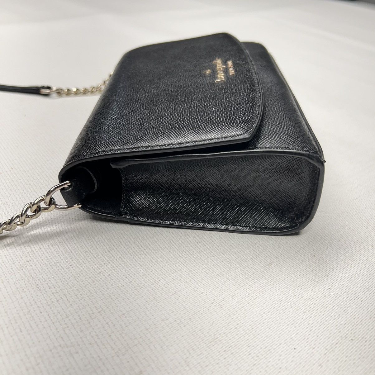 Kate Spade Kate Spade Cross Body Wallet Black Clutch Bag Black Flap Size ONE SIZE - 6 Thumbnail