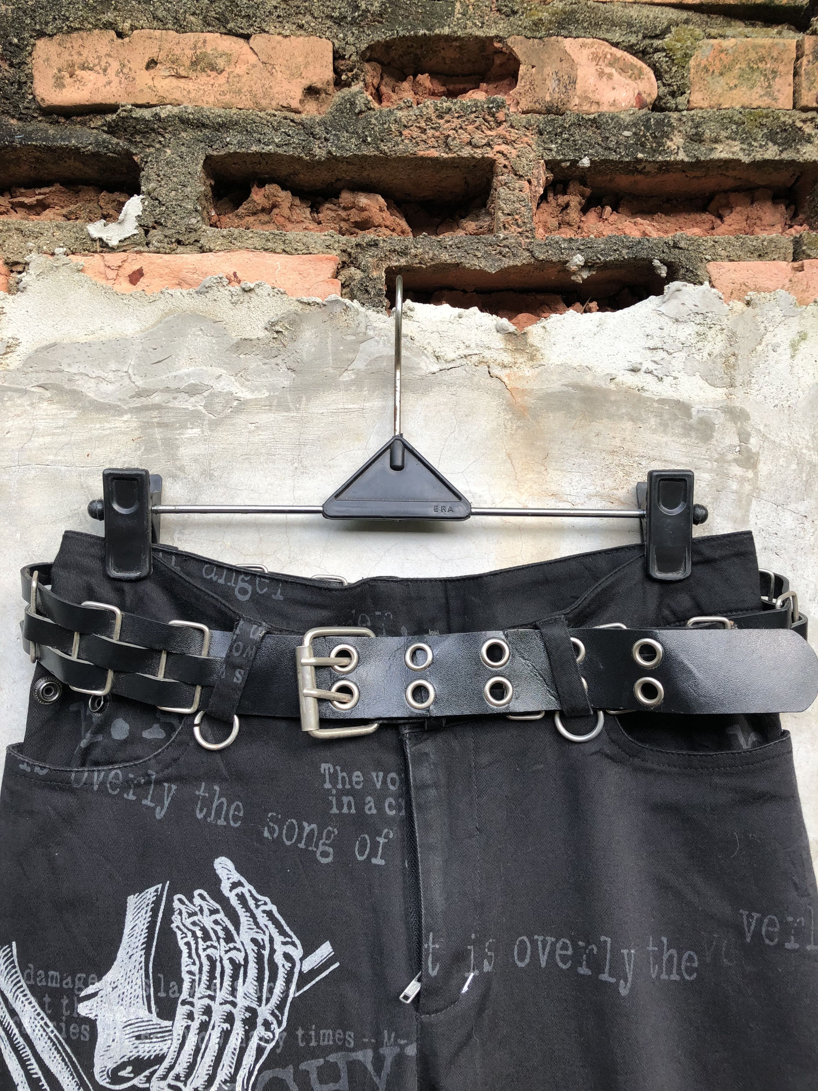 If Six Was Nine Y2k Gothic Metal Hardware Belt Size ONE SIZE - 6 Thumbnail