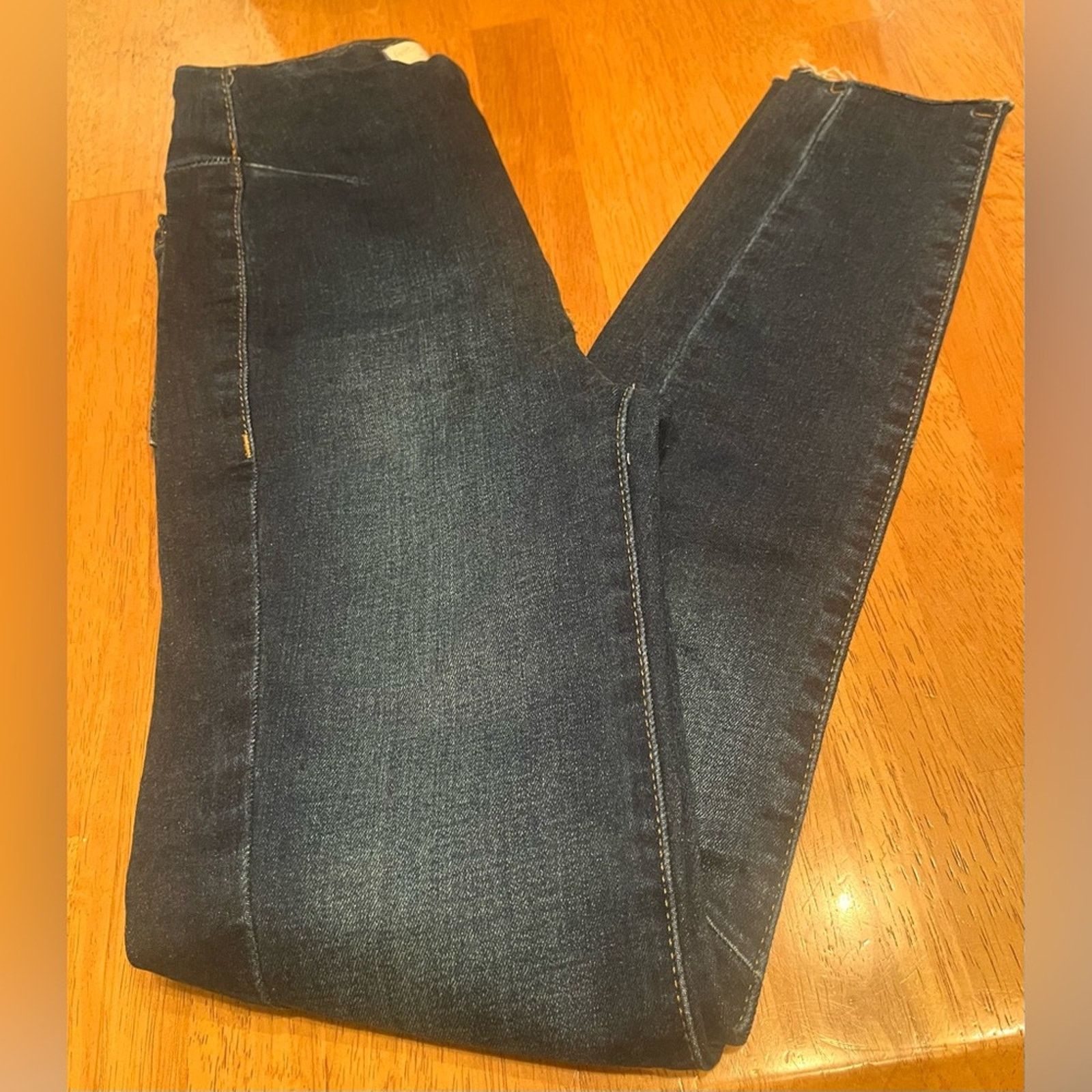 Free People We The Free Dark Blue Skinny Jeans, size 24 Size 24" / US 00 / IT 34 - 1 Thumbnail