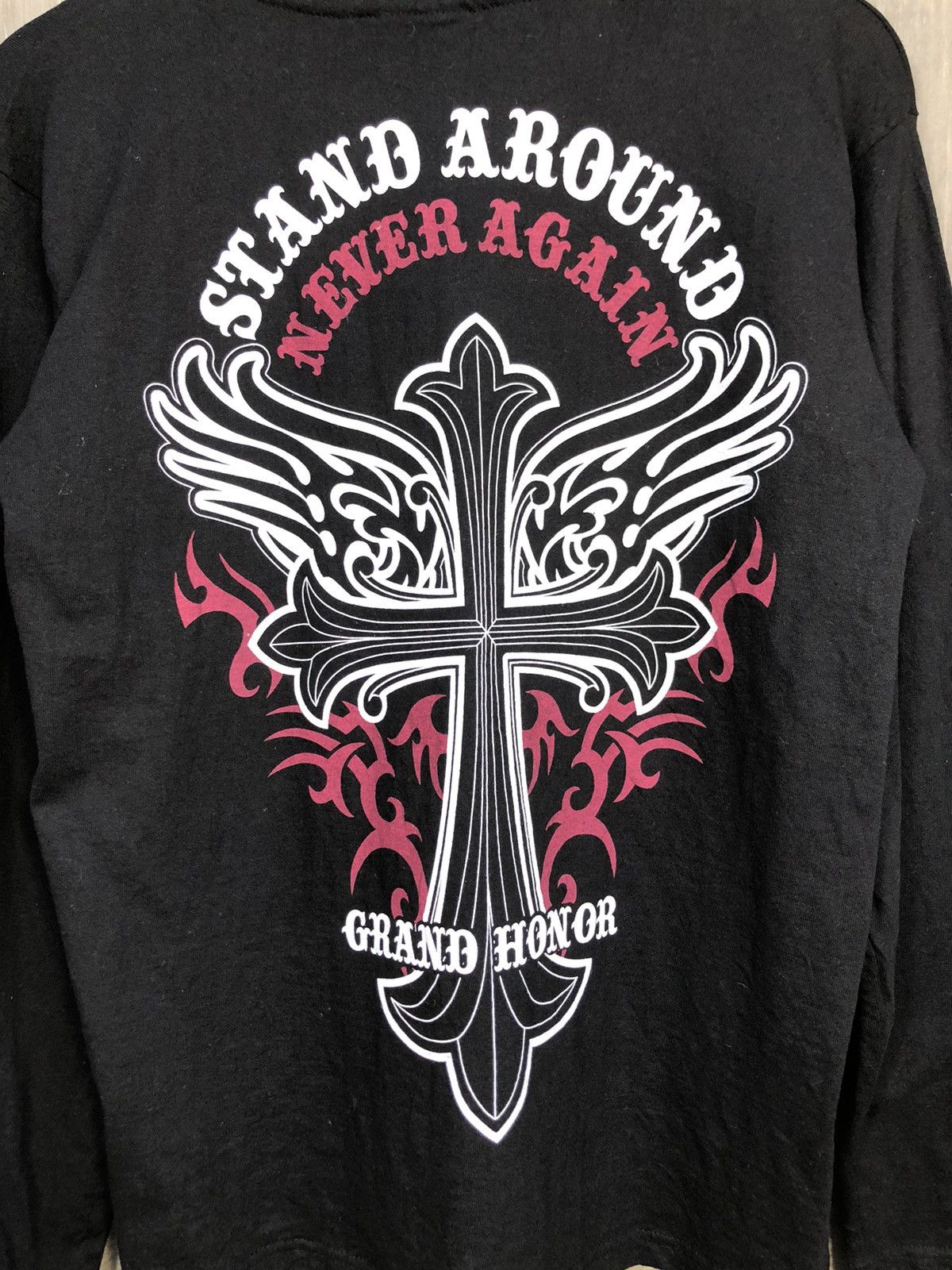 Japanese Brand Y2K Japanese Longsleeve Chrome Hearts Style Size US M / EU 48-50 / 2 - 10 Thumbnail