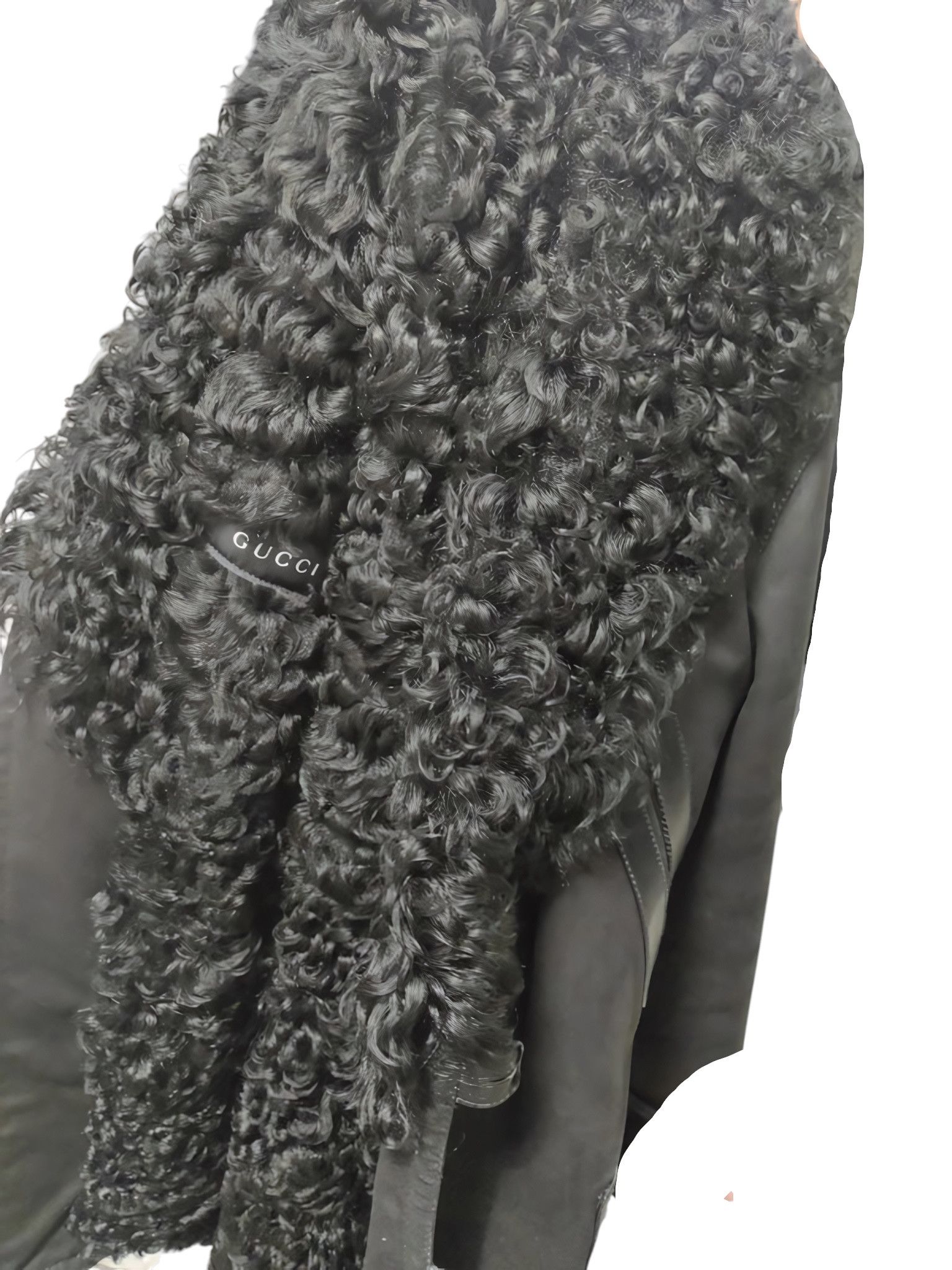 Gucci F/W 2001 MONGOLIAN LAMB FUR SHEARLING COAT BY TOM FORD Size US L / EU 52-54 / 3 - 4 Thumbnail