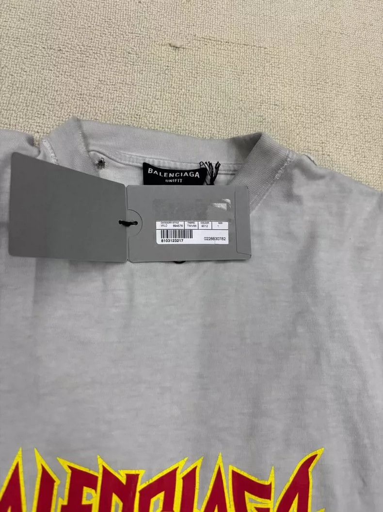 Balenciaga Balenciaga SS22 Metallica Rock Band Lightning Short Sleeve Size US S / EU 44-46 / 1 - 4 Thumbnail