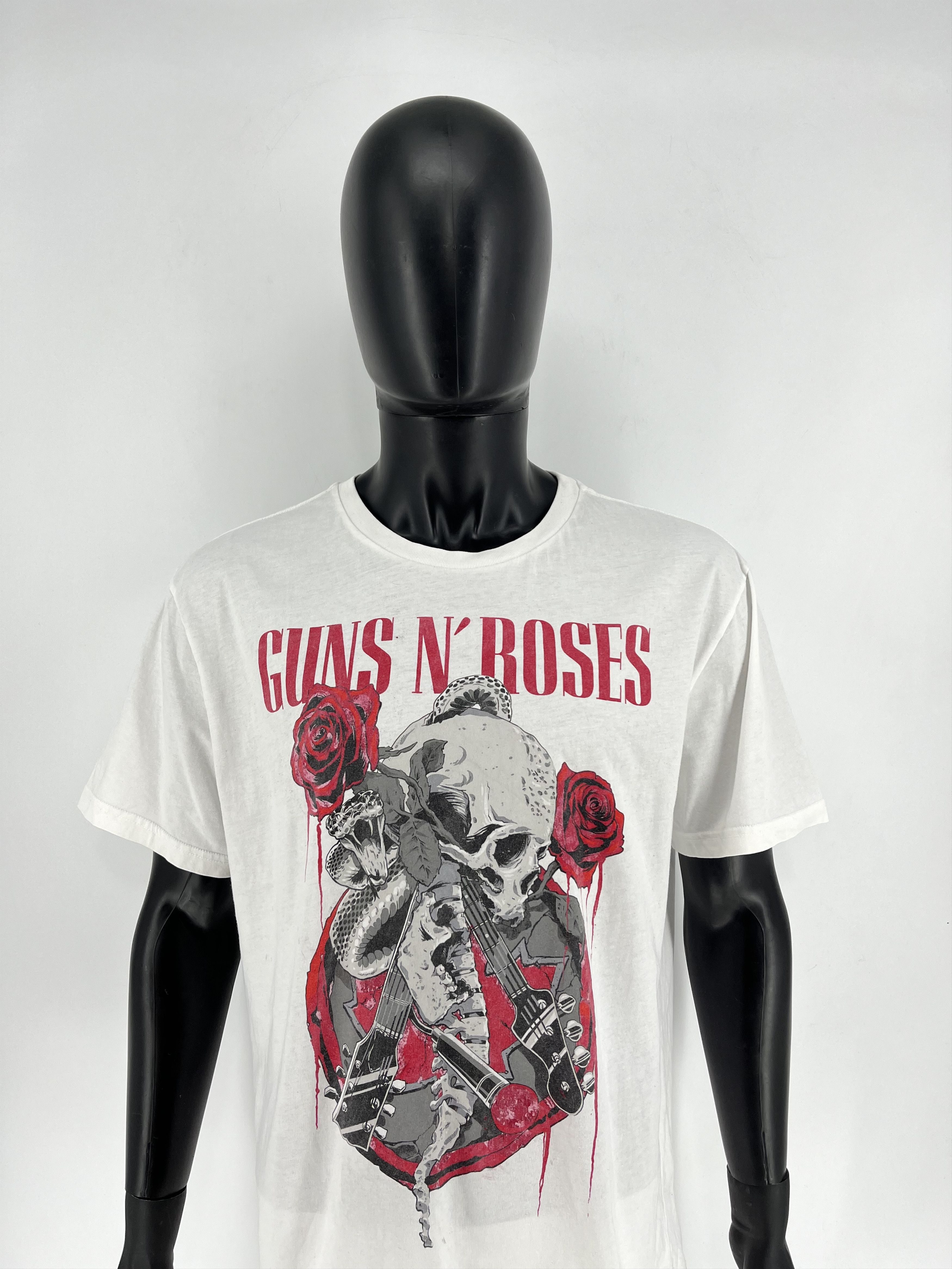 Band Tees Vintage Y2K Guns And Roses World Tour Band Rock Meta Size US XL / EU 56 / 4 - 6 Thumbnail