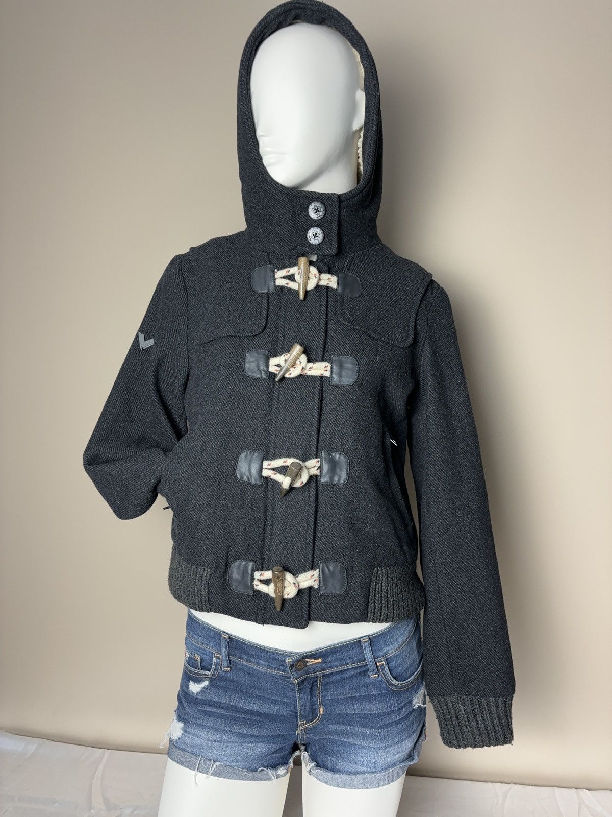 Superdry SUPERDRY Vintage Cropped Hooded Avant Garde Jacket Size S / US 4 / IT 40 - 2 Thumbnail