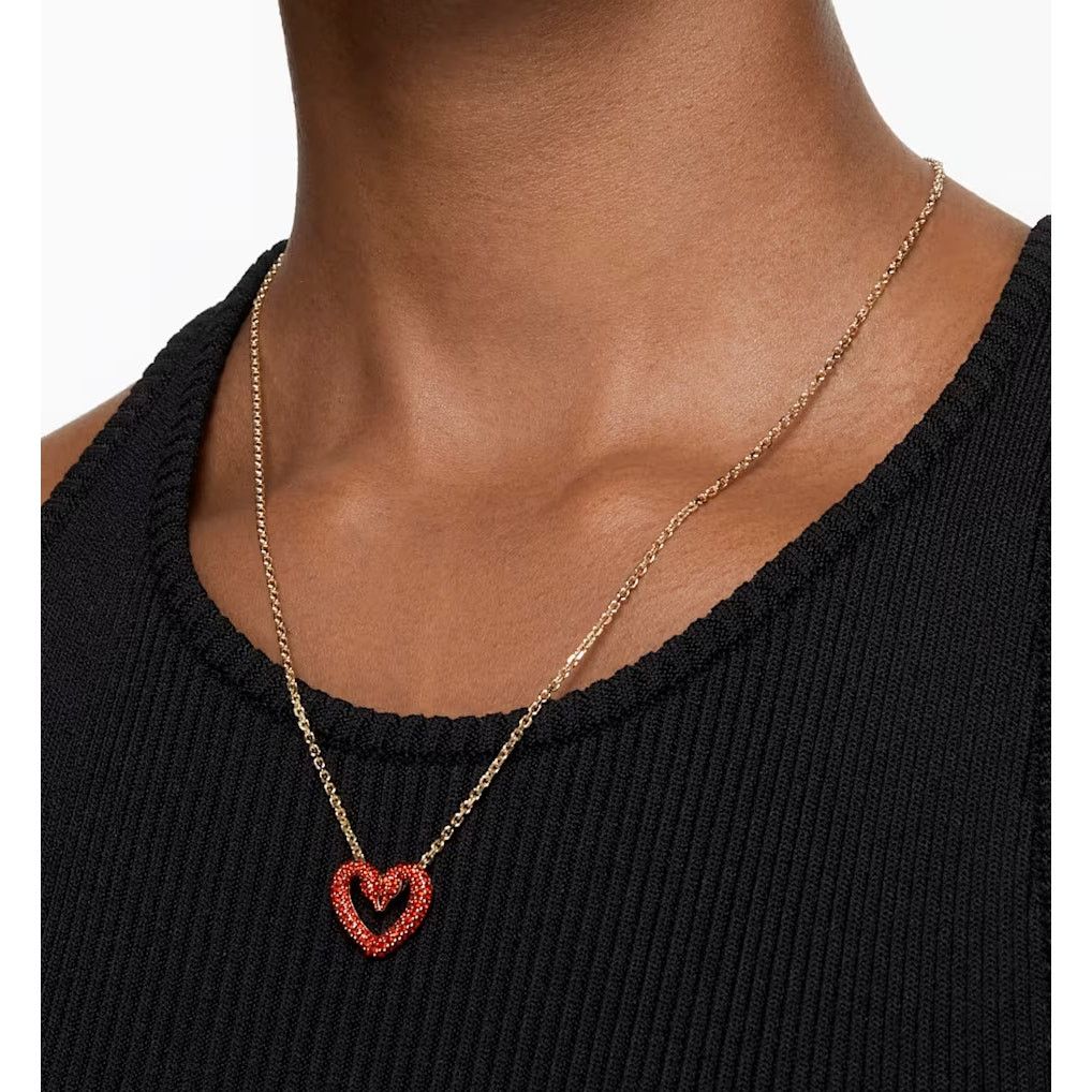 Swarovski Swarovski Una pendant Pavé, Heart, Small, Necklace Size ONE SIZE - 6 Thumbnail