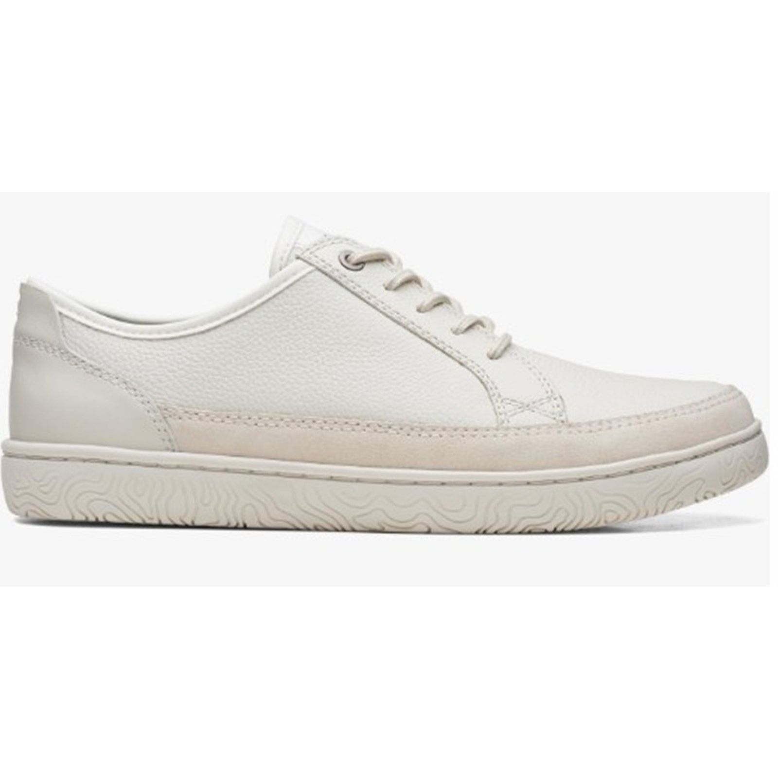 Topo Designs Clarks Men's Hodson Lace Sneaker Ivory Leather Size 12M Size US 12 / EU 45 - 7 Thumbnail