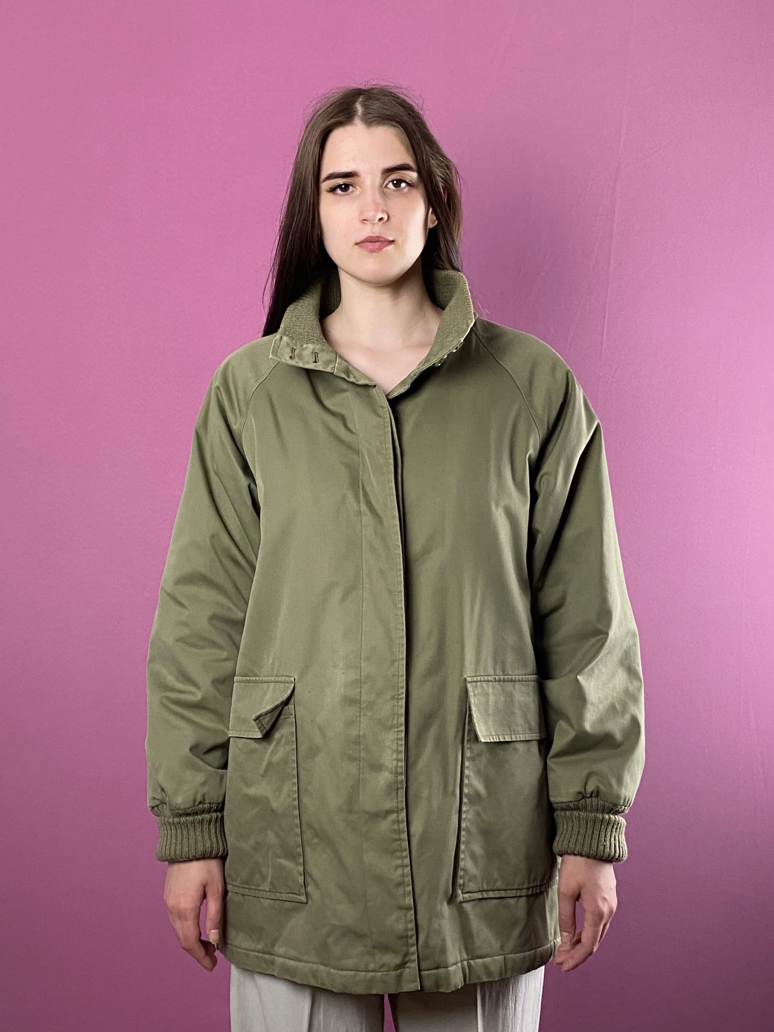 Burberry 80s Burberrys Vintage Women's Coat - L Size L / US 10 / IT 46 - 3 Thumbnail