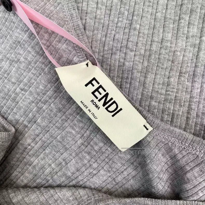 Fendi Fendi Cotton 24ss Embroidered Logo Vest Size M / US 6-8 / IT 42-44 - 4 Thumbnail