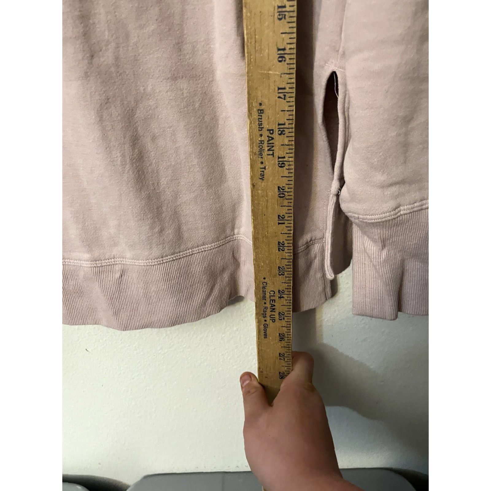 Calvin Klein Calvin Klein Performance Long Sleeve Pink Pullover Women’s Hoodie Small Flaw Size S / US 4 / IT 40 - 5 Thumbnail
