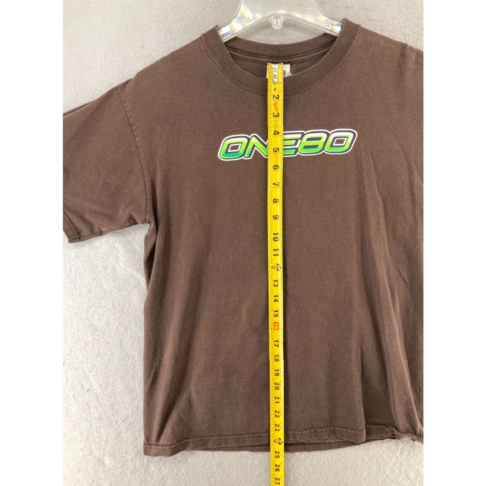 Anvil Nike Shirt Men TShirt M Brown One80 Anvil Graphic Print Crew Neck Short Sleeve Jersey Cotton Vintage? Size US M / EU 48-50 / 2 - 3 Thumbnail