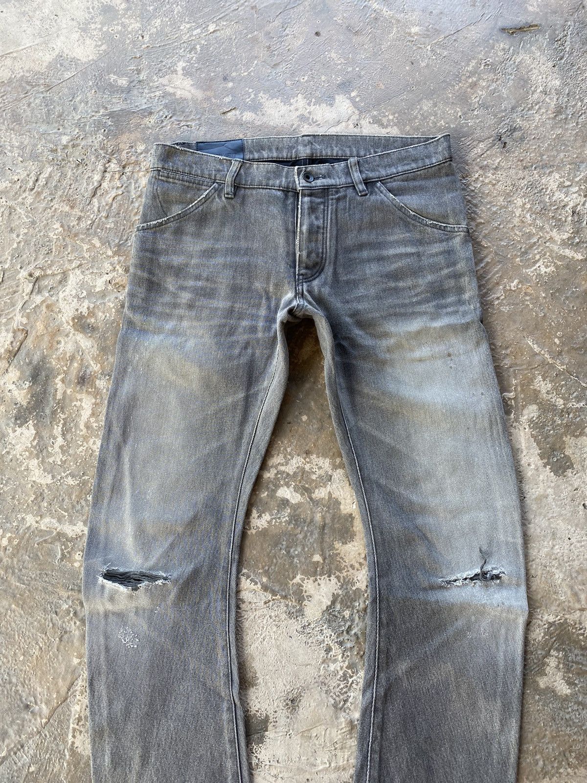Attachment 👘SALE👘ATTACHMENT DENIM PANTS MADE IN JAPAN BIKER Size US 33 - 3 Thumbnail