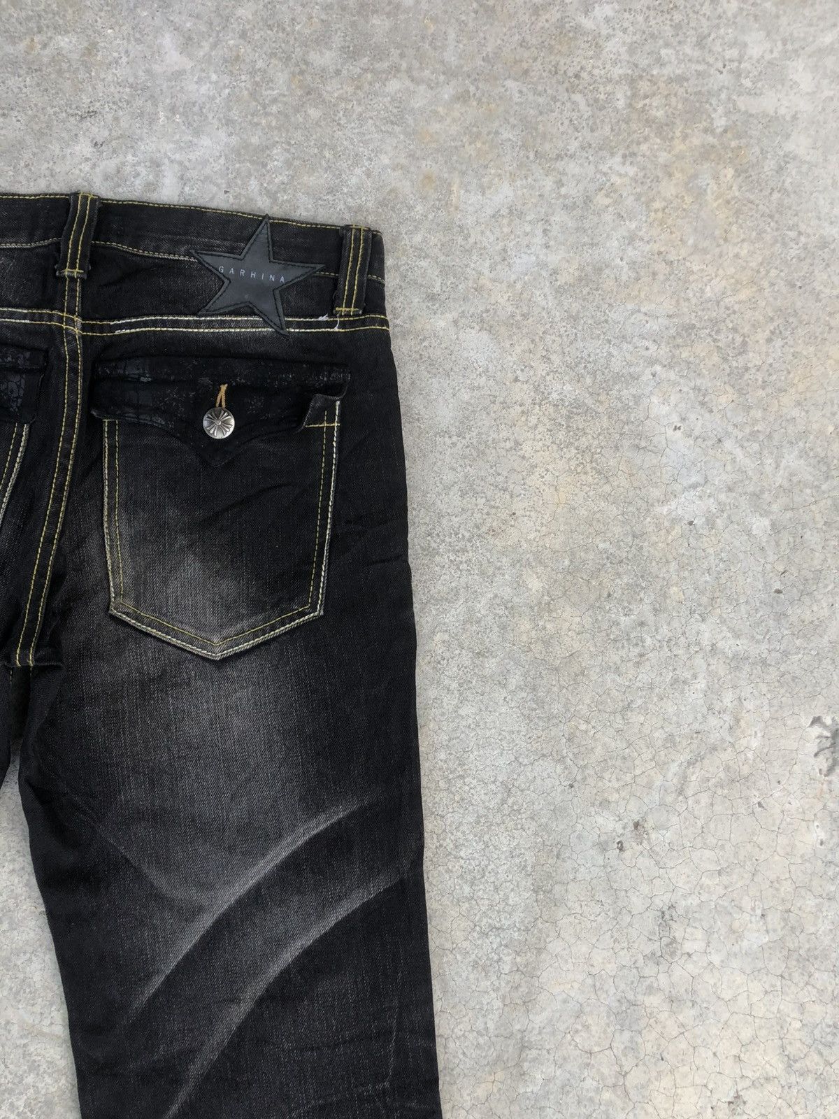 Tornado Mart Japanese Garhina Flared Jeans Distressed Jeans Size US 32 / EU 48 - 10 Thumbnail