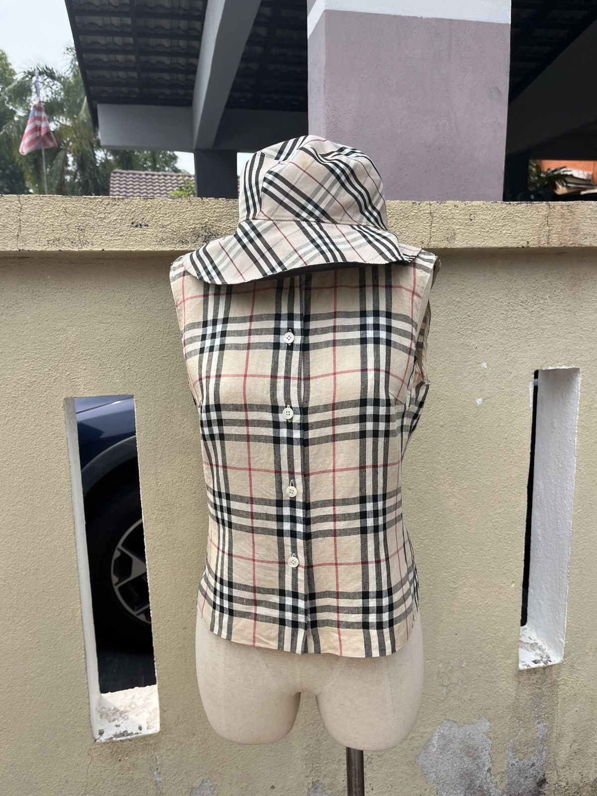 Burberry Nova check blouse Size S / US 4 / IT 40 - 9 Thumbnail