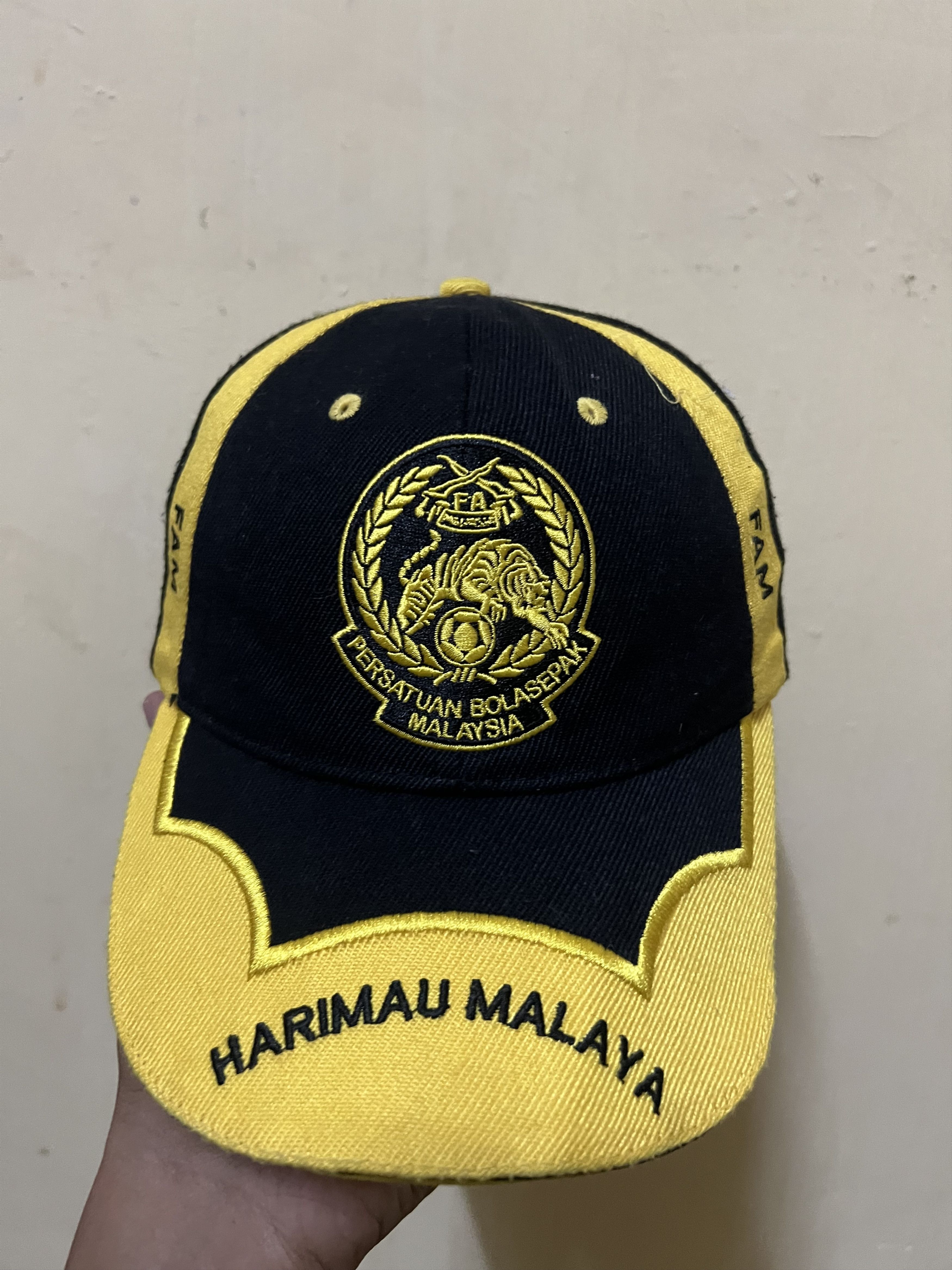 Vintage Vintage Harimau Malaya Malaysia Football Hat Size ONE SIZE - 1 Thumbnail
