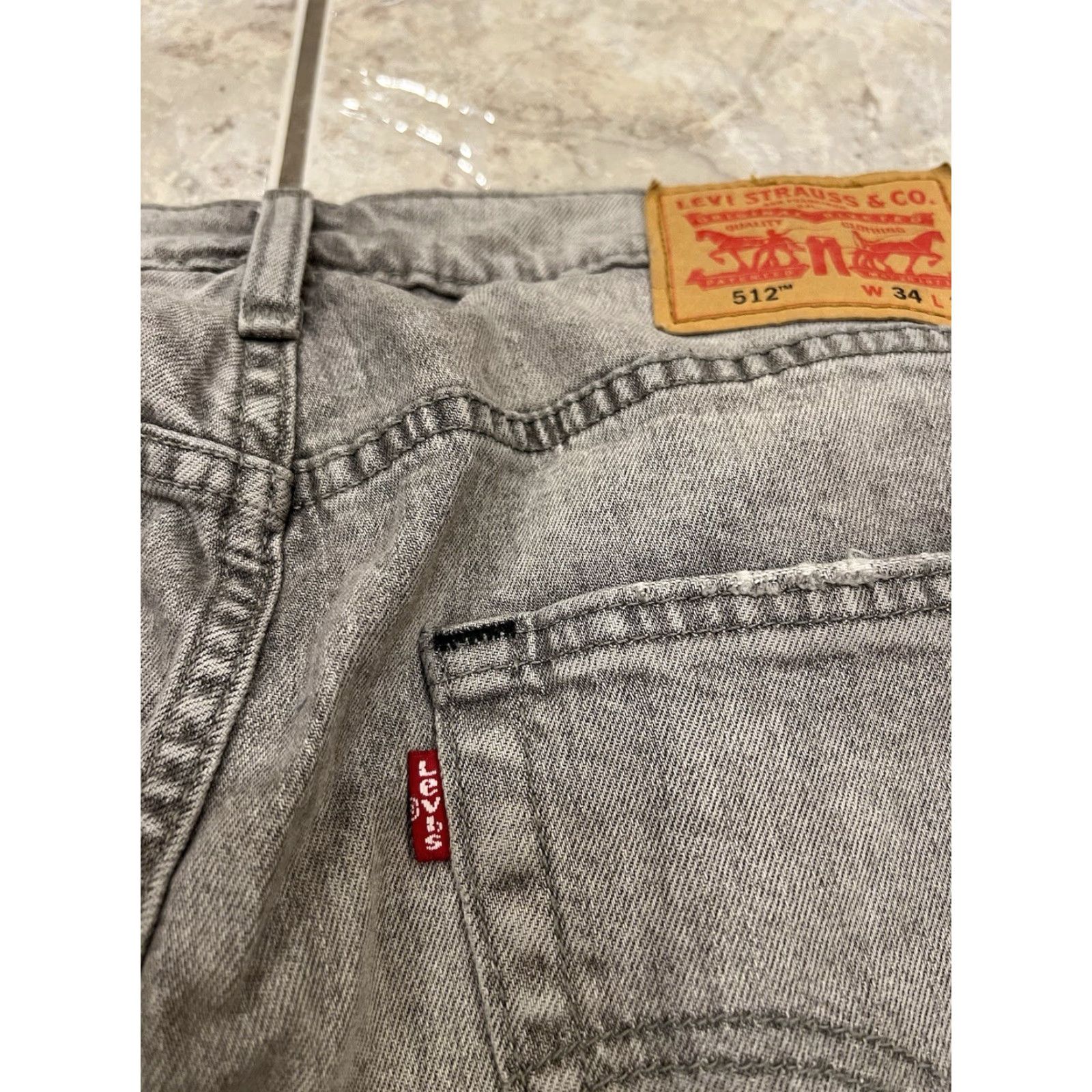 Levi's VINTAGE Levi's 512 Slim Tapered Jeans Shirt? Size US 34 / EU 50 - 5 Thumbnail