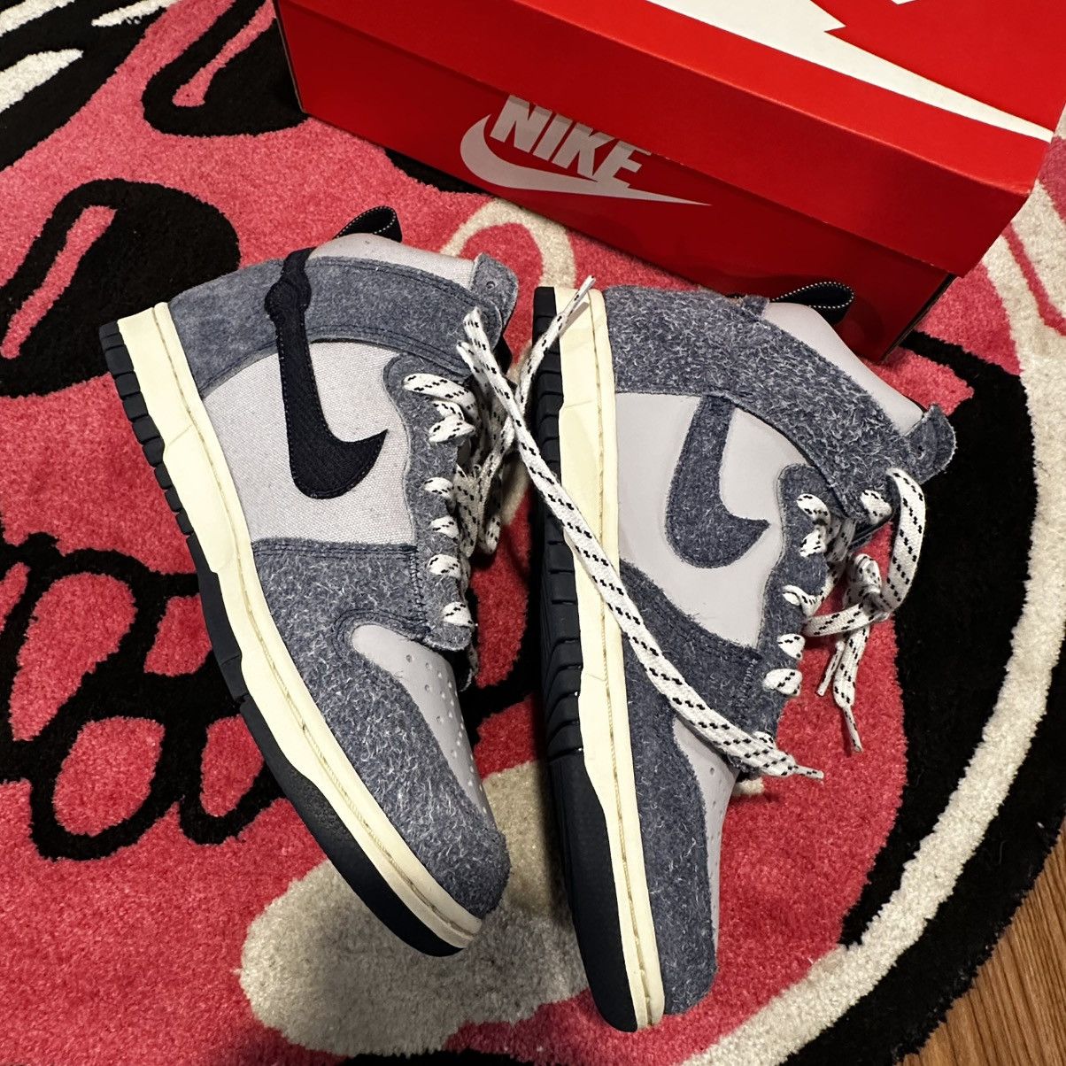 Nike Nike Dunk High AB Notre Midnight Navy Size US 8 / EU 41 - 3 Thumbnail
