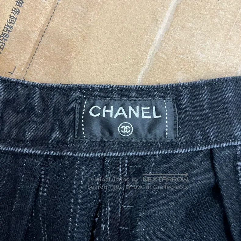 Other Chanel Black striped jeans Size 24" / US 00 / IT 34 - 4 Thumbnail