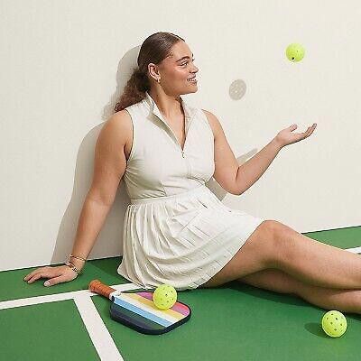 Designer Prince Sports Women's Zip-Front Tennis Pickleball Dress Size S / US 4 / IT 40 - 4 Thumbnail