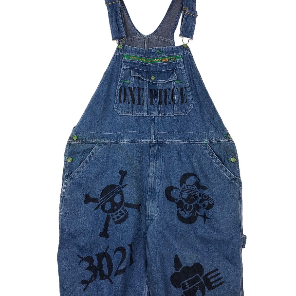 Japanese Brand 🔥Vintage Denim Overall Worker Liberty One Piece Design Size US 44 / EU 60 - 6 Thumbnail