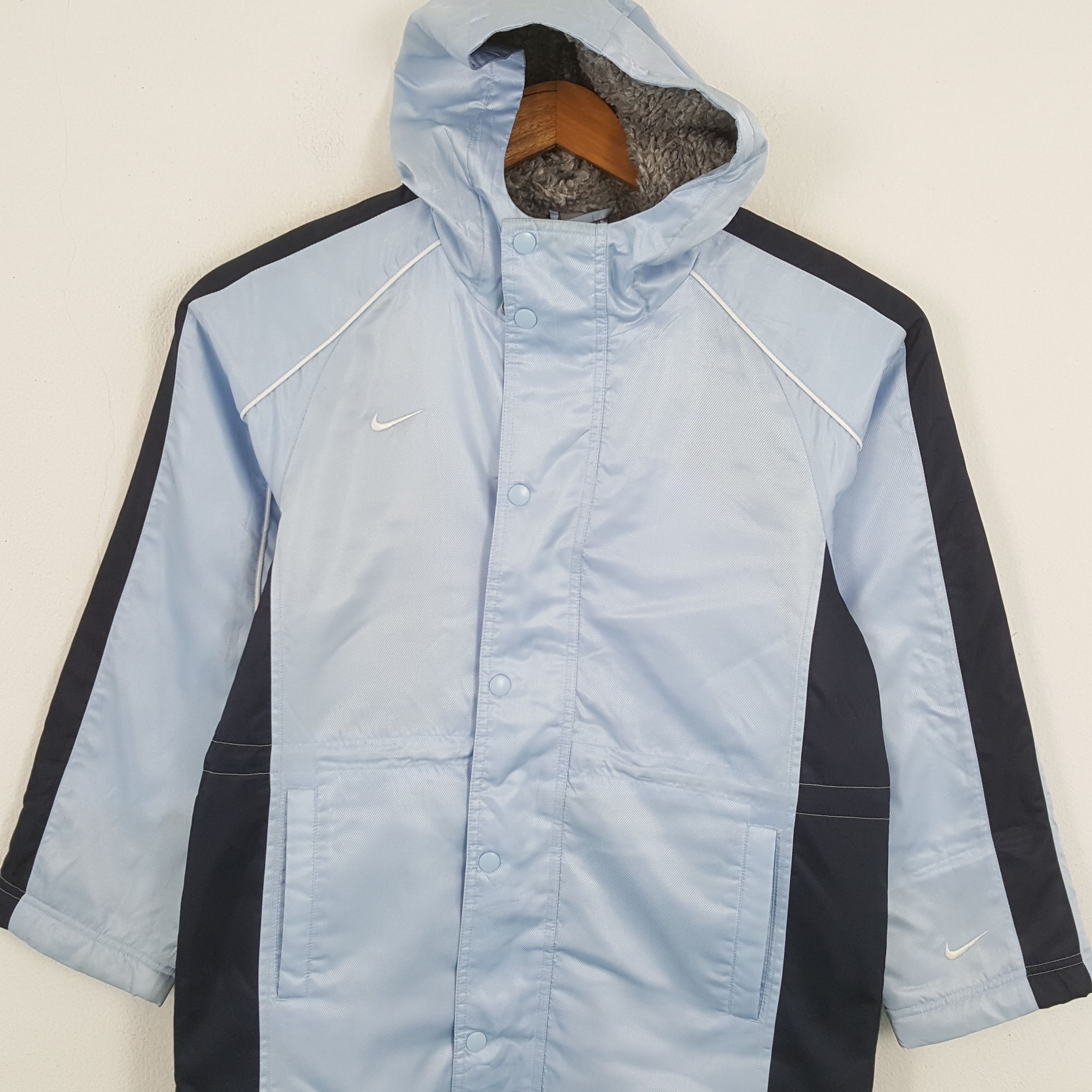 Nike × Vintage Vintage NIKE Big Swoosh Design Sportswear Long Jacket Size US M / EU 48-50 / 2 - 4 Thumbnail