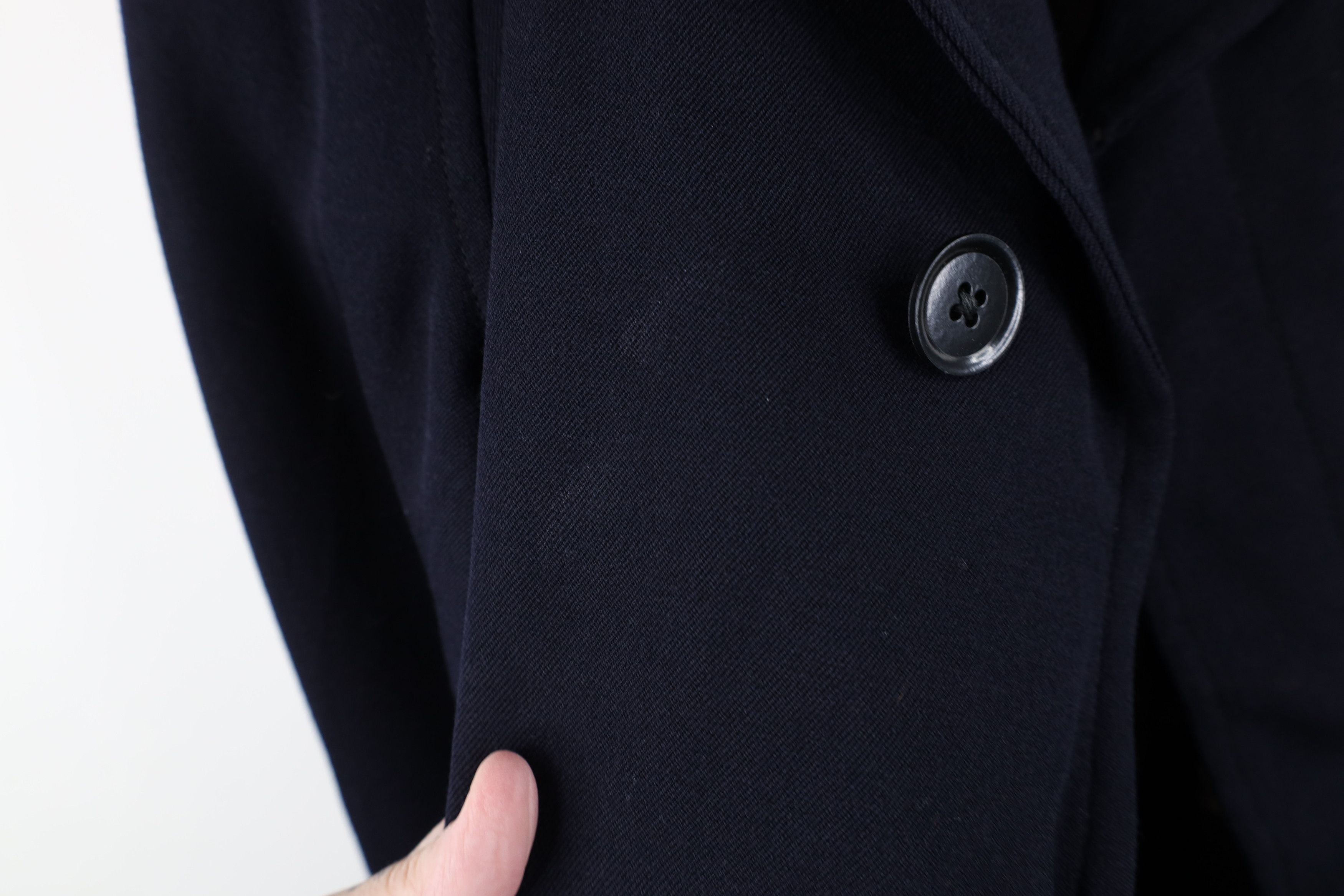 Vintage Vintage 70s Streetwear Collared Overcoat Jacket Blue Size US XL / EU 56 / 4 - 7 Thumbnail