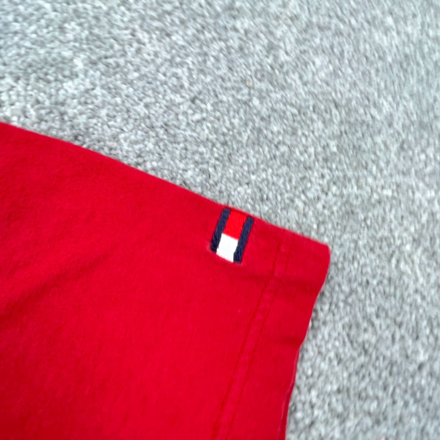 Tommy Hilfiger VINTAGE Tommy Hilfiger Shirt Men Medium Red Blue Spell Out Tee Y2K Ringer Adult Size US M / EU 48-50 / 2 - 5 Thumbnail