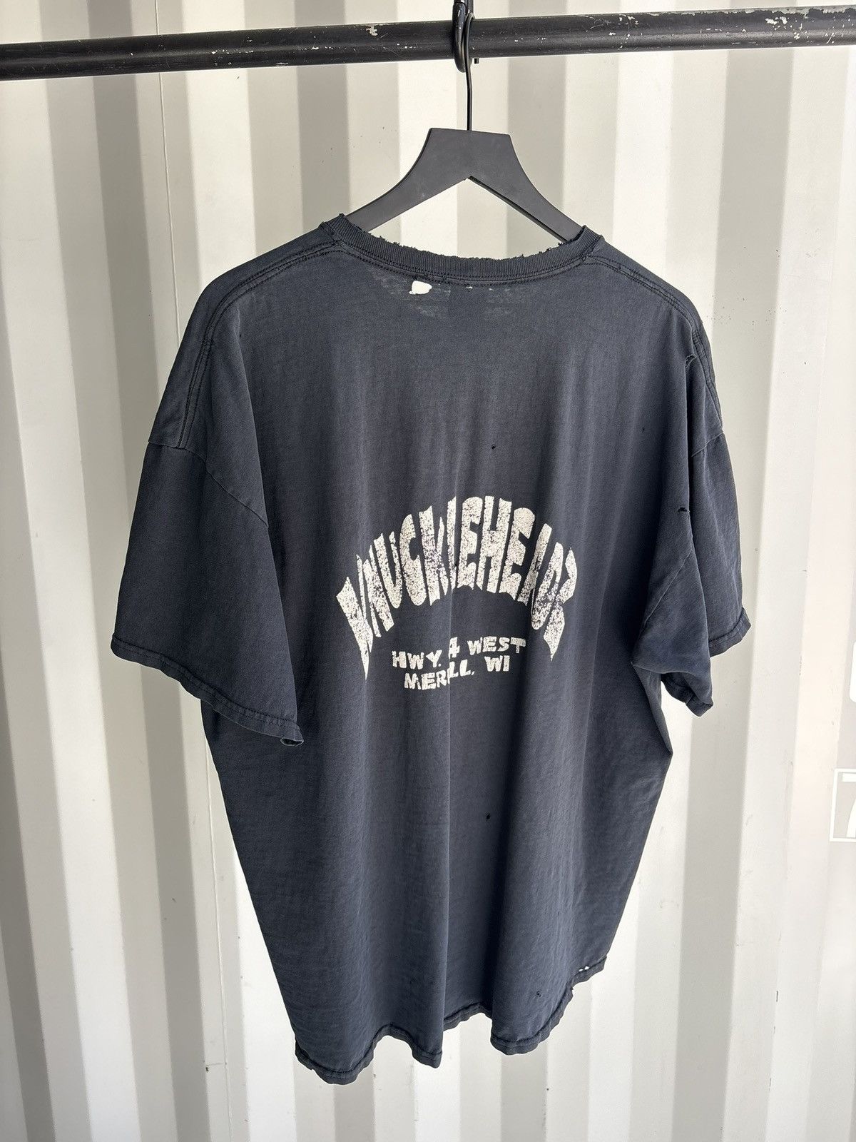 Vintage Vintage Knuckleheads Shirt Faded Thrashed Grunge Band Thrash Size US XXL / EU 58 / 5 - 6 Thumbnail