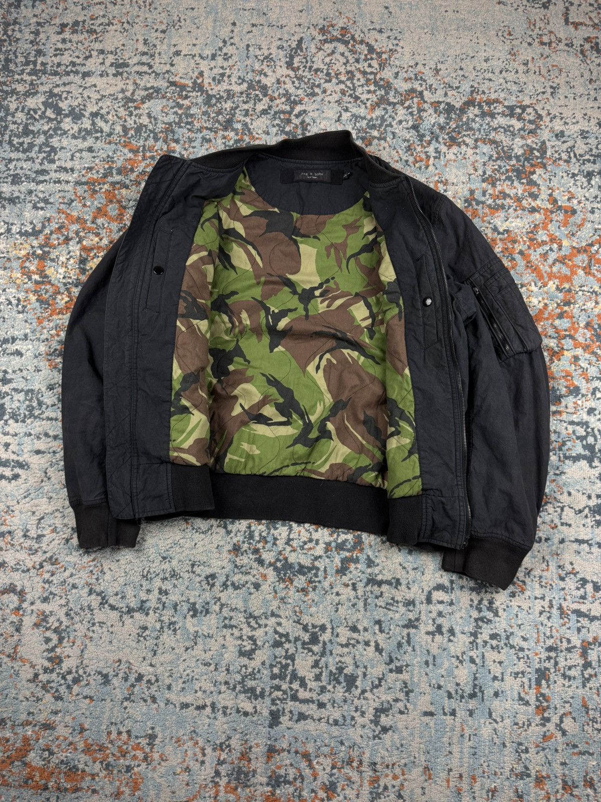 Rag & Bone Rag & Bone MA-1 flyers bomber jacket Size US L / EU 52-54 / 3 - 3 Thumbnail