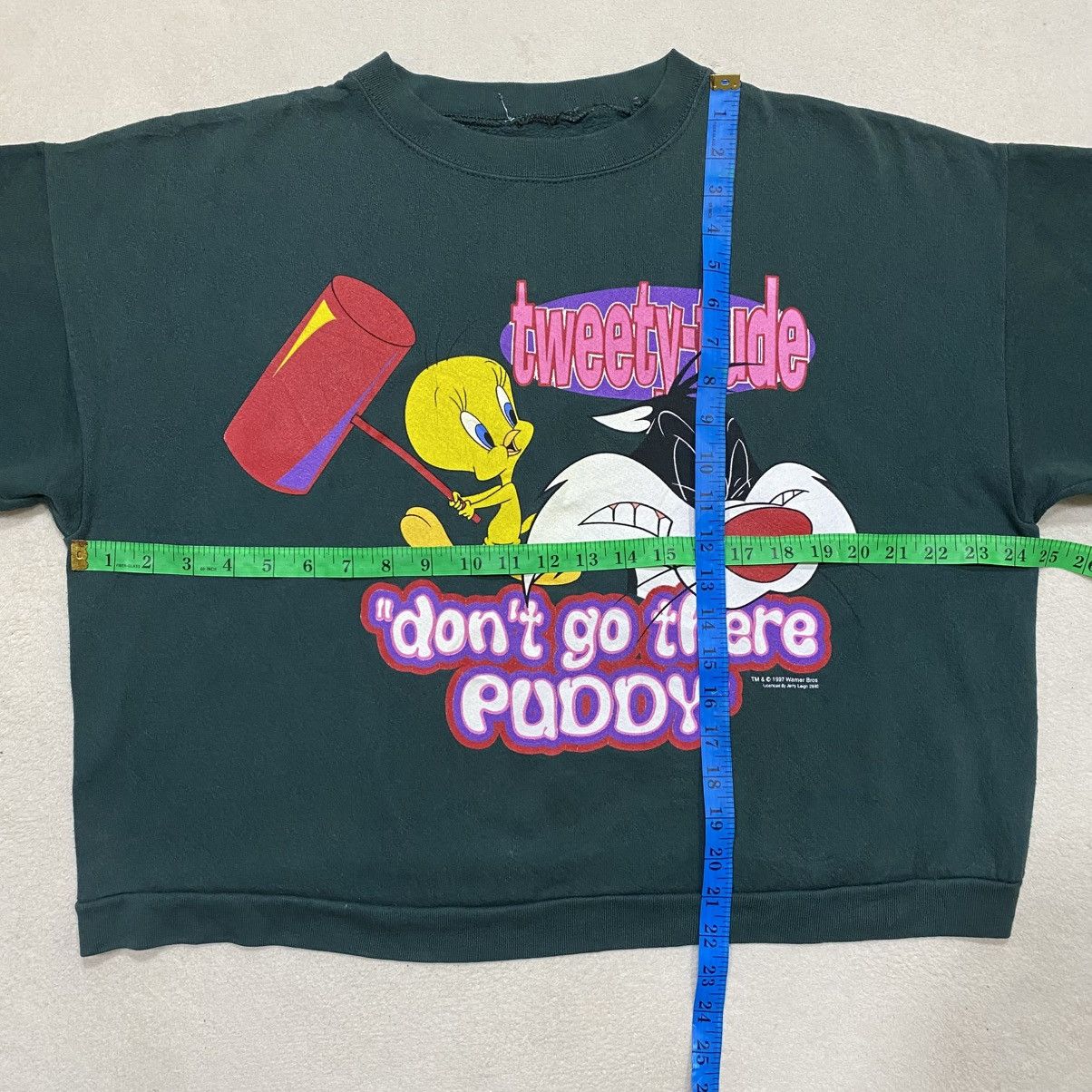 Vintage × Warner Bros Vintage 1997 LOONEY TUNES Sweatshirt Size US M / EU 48-50 / 2 - 6 Thumbnail