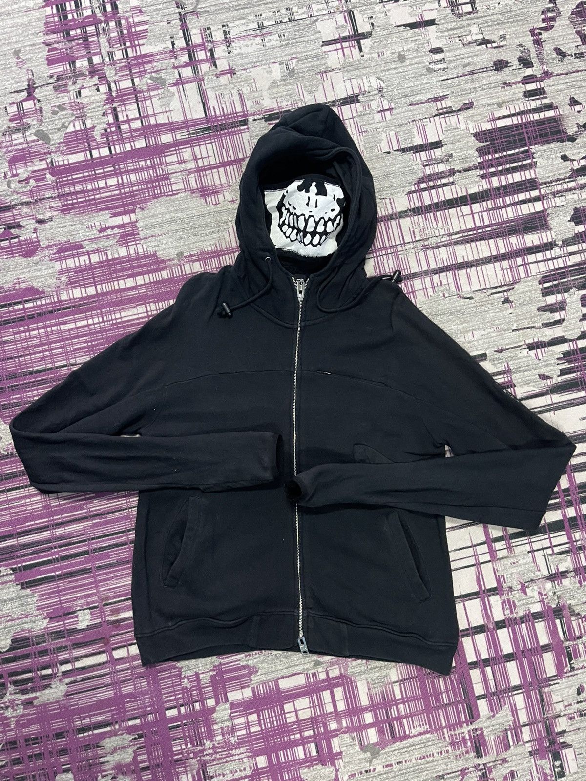 PPFM ppfm skull ninja hood hoodie | Grailed