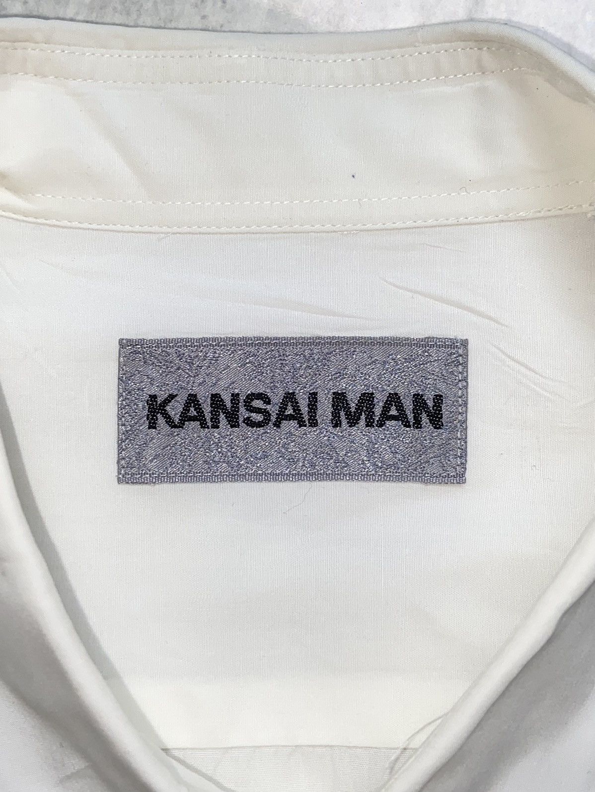 Kansai Yamamoto KANSAI MAN White Shirt Size US L / EU 52-54 / 3 - 7 Thumbnail