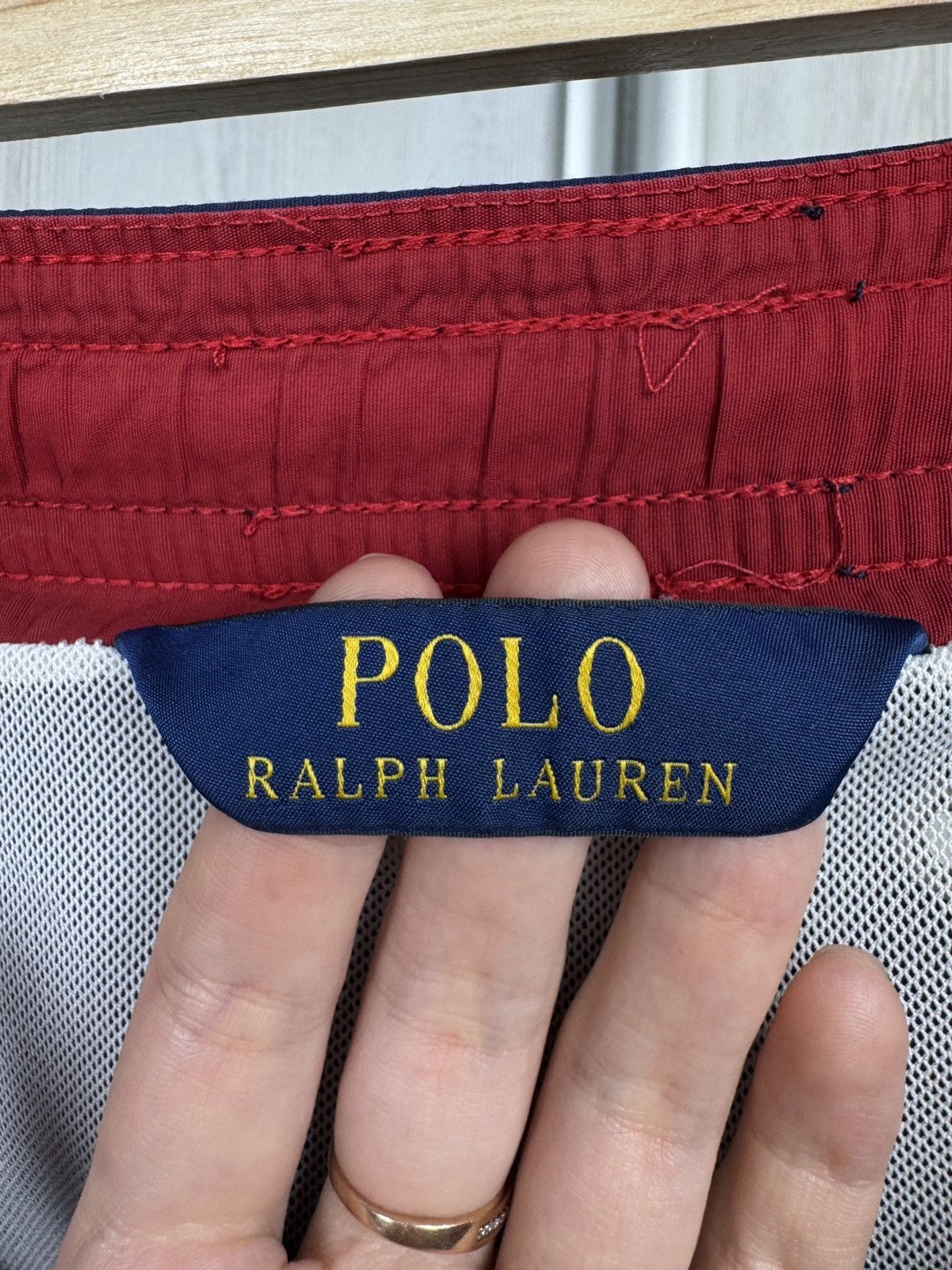 Polo Ralph Lauren Polo Ralph Lauren blue nylon small logo swim shorts Size US 36 / EU 52 - 8 Thumbnail