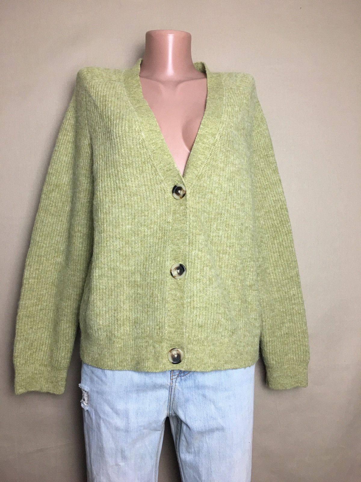 Annette Gortz Annette Gortz Mohair Baby Alpaca Cardigan Sweater Size M Size M / US 6-8 / IT 42-44 - 4 Thumbnail