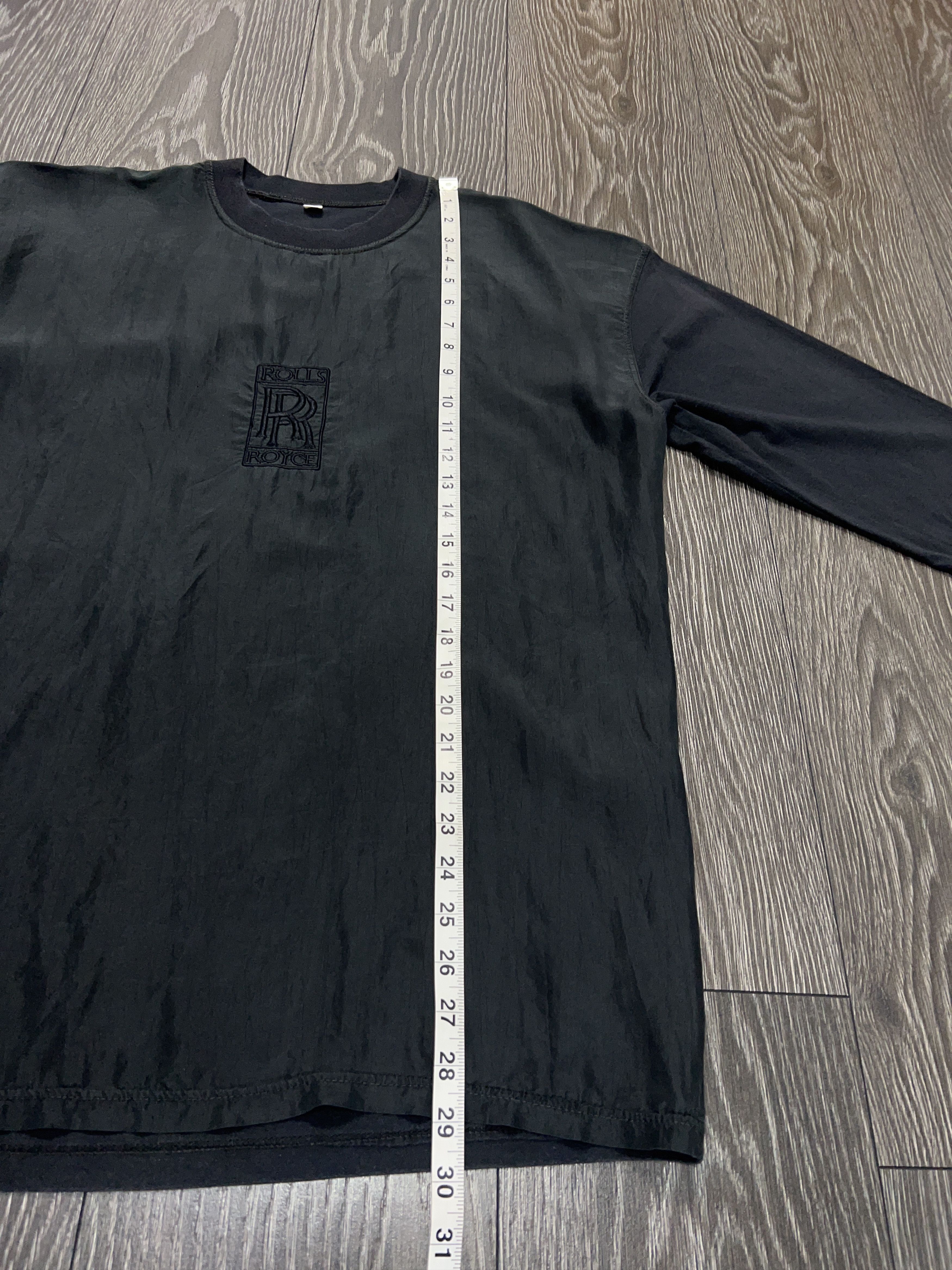 Other ROLLS ROYCE Embroidery Logo Black T Shirt Top 3/4 Sleeve Size S / US 4 / IT 40 - 8 Thumbnail