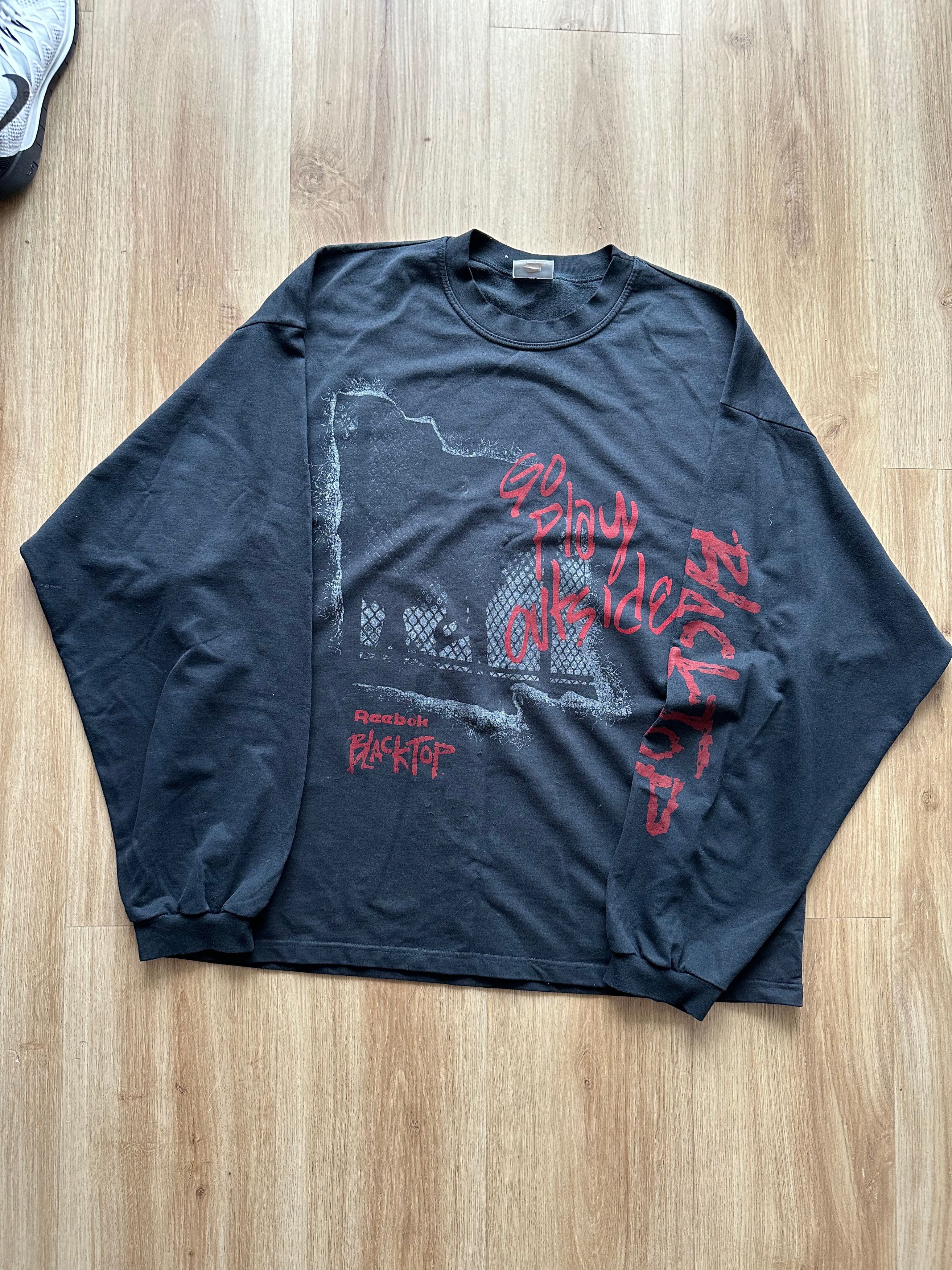 Reebok 90's vintage REEBOK Blacktop go play outside long sleeve Size US L / EU 52-54 / 3 - 6 Thumbnail