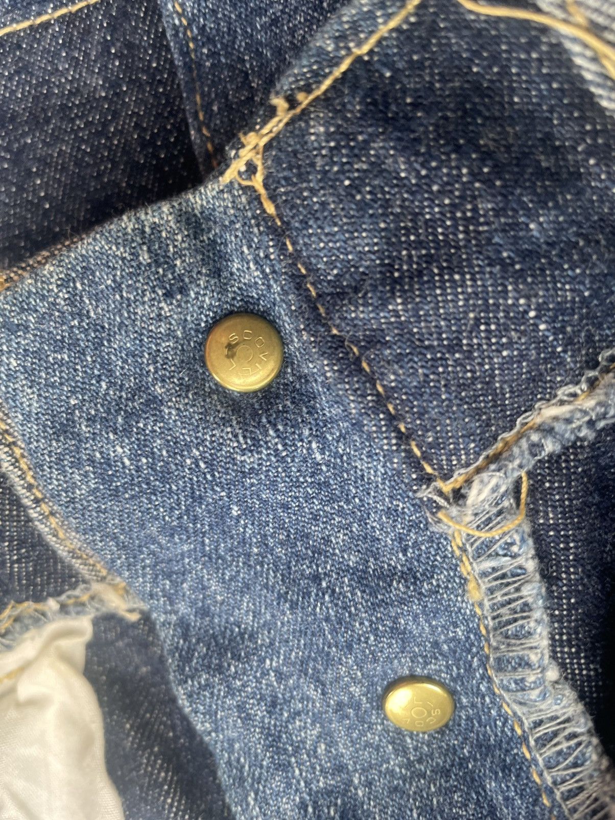 Japanese Brand Vintage Flare Custom Patch Denim Size US 28 / EU 44 - 17 Thumbnail