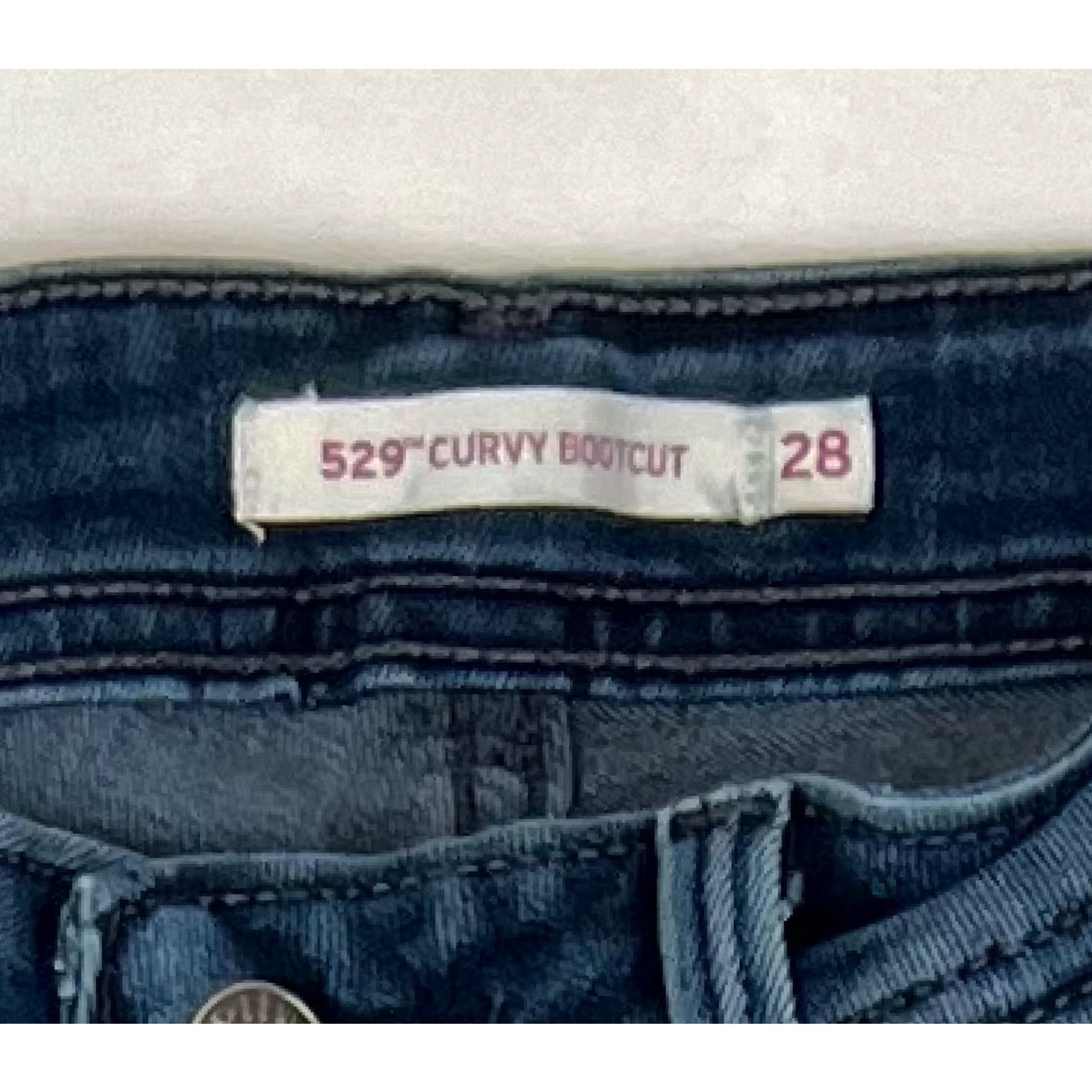 Levi's Levi's 529 Bootcut Jeans Denim Women's 28x30 Blue Regular Mid Wash 5-Pocket 28in Inseam (Size 28) Size 28" / US 6 / IT 42 - 2 Thumbnail
