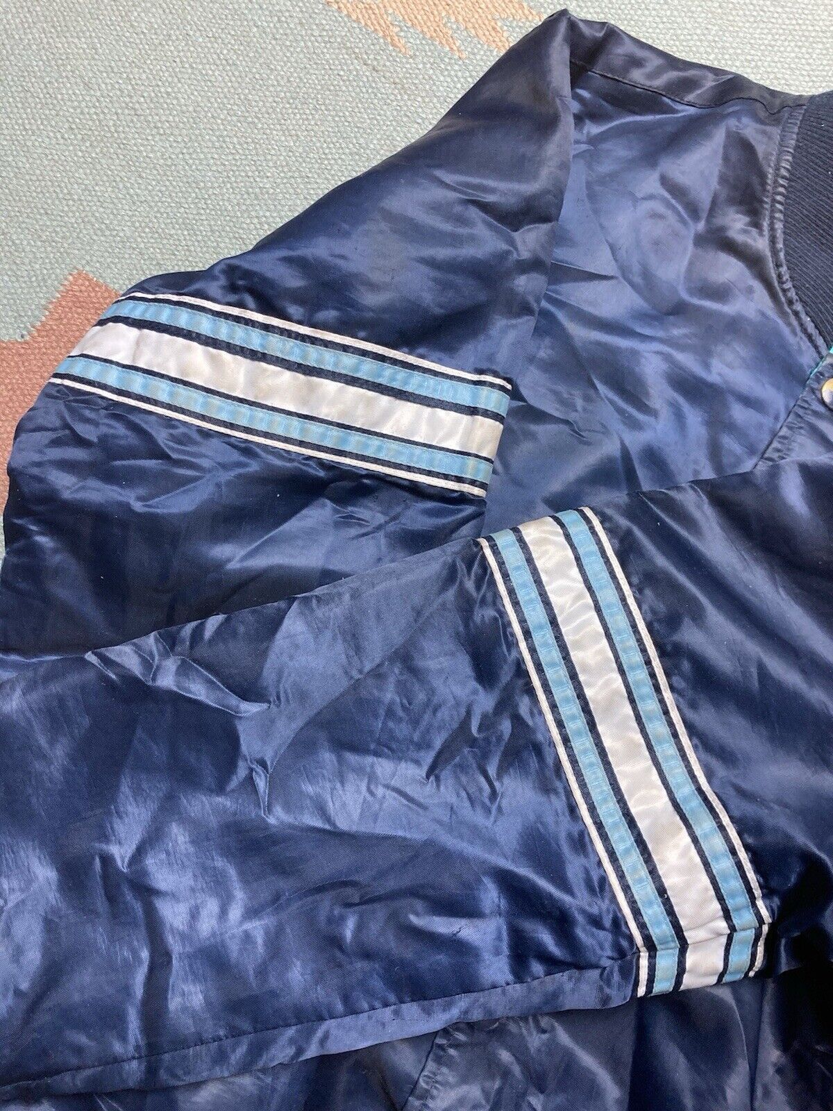 Starter × Vintage VTG starter satin jacket Vancouver Grizzlies reversible M Size US M / EU 48-50 / 2 - 9 Thumbnail