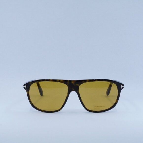 Tom Ford Tom Ford FT1027 52E Prescott Sunglasses Havana Square Frame Size ONE SIZE - 3 Thumbnail