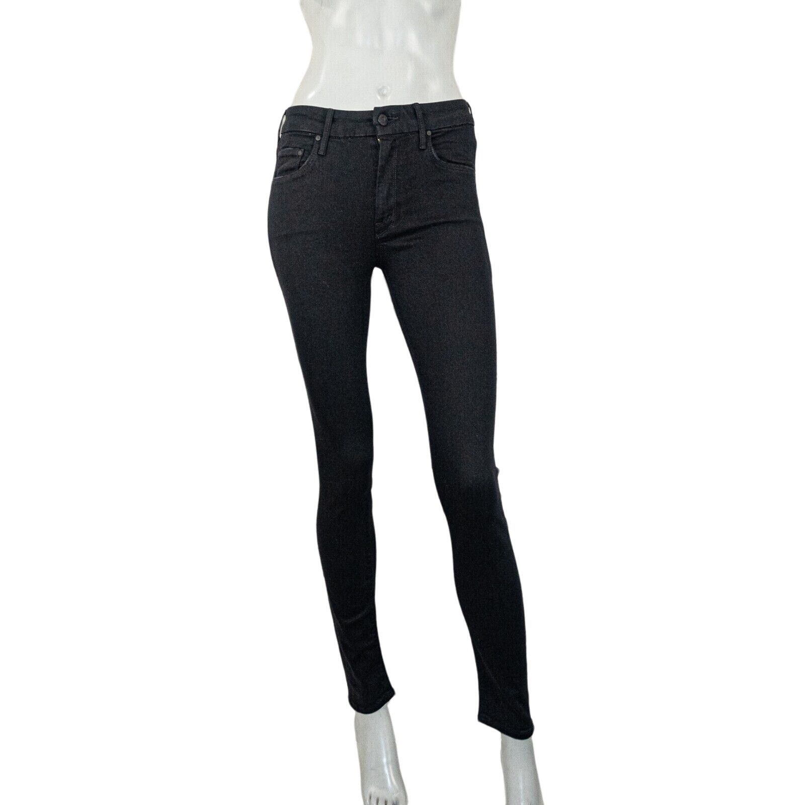 MOTHER MOTHER Denim The Looker Jeans in Black Not Guilty Size 24 Size 24" / US 00 / IT 34 - 1 Thumbnail