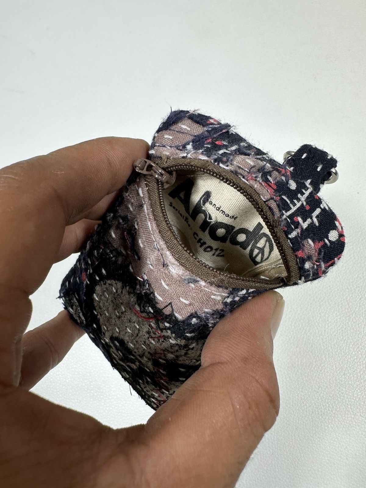Other Custom Made Distressed Paisley Patchwork Keychain Wallet Size ONE SIZE - 7 Thumbnail
