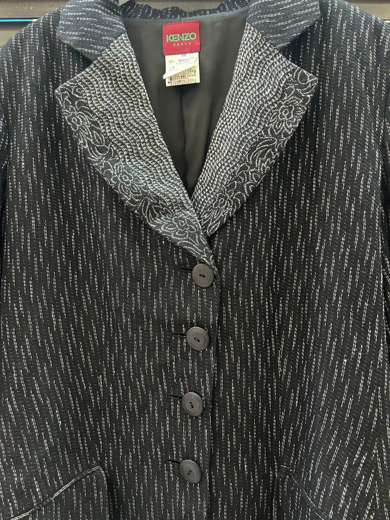 Kenzo Kenzo Vintage palace black and white suit jacket Size XS / US 0-2 / IT 36-38 - 3 Thumbnail