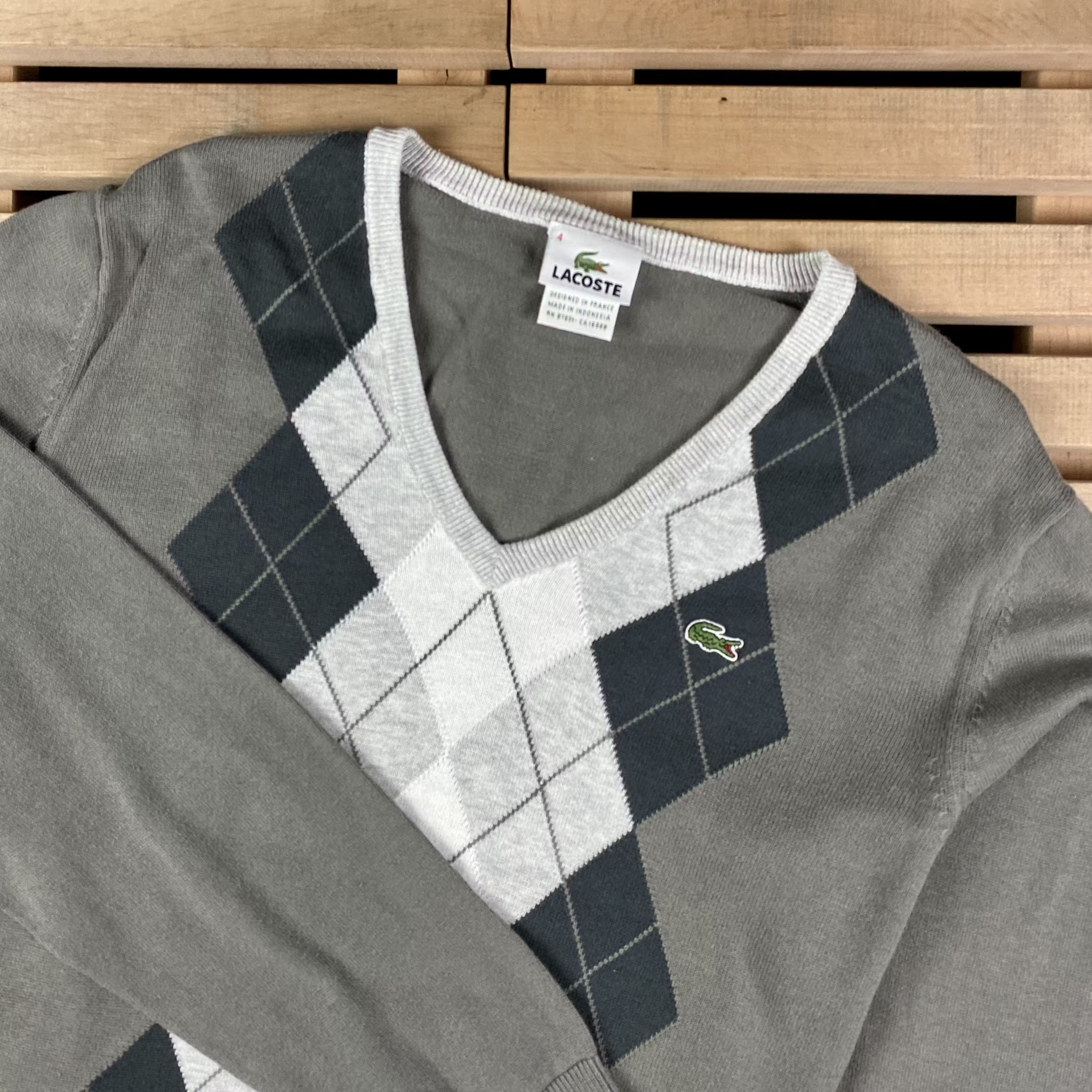 Lacoste × Vintage Mens Jumper Long Sleeve Lacoste Vintage Size 4 Size US M / EU 48-50 / 2 - 2 Thumbnail