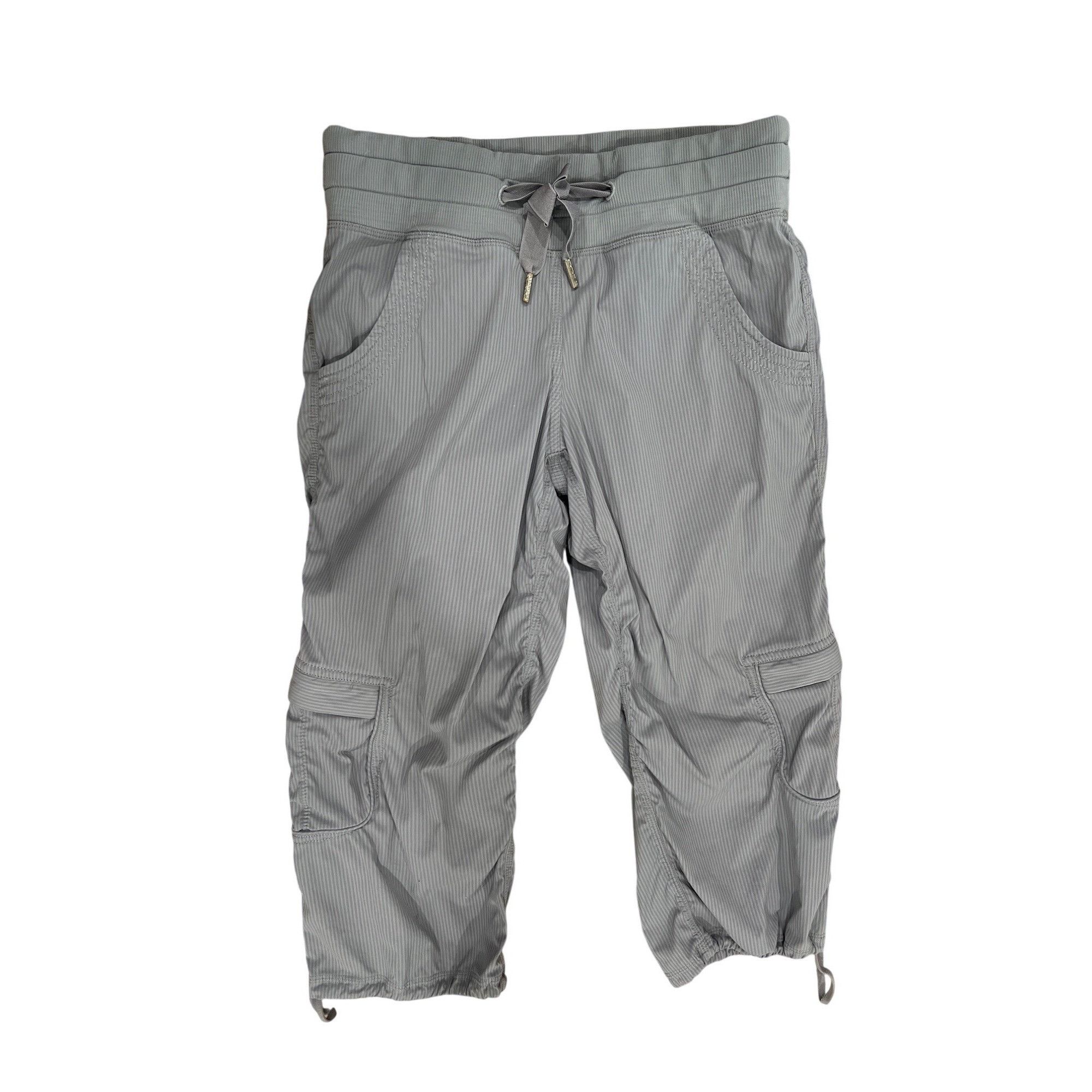 Lululemon Lululemon Fossil Gray Yoga Camp Crop Pants Size 4 With Draws Size 27" / US 4 / IT 40 - 2 Thumbnail