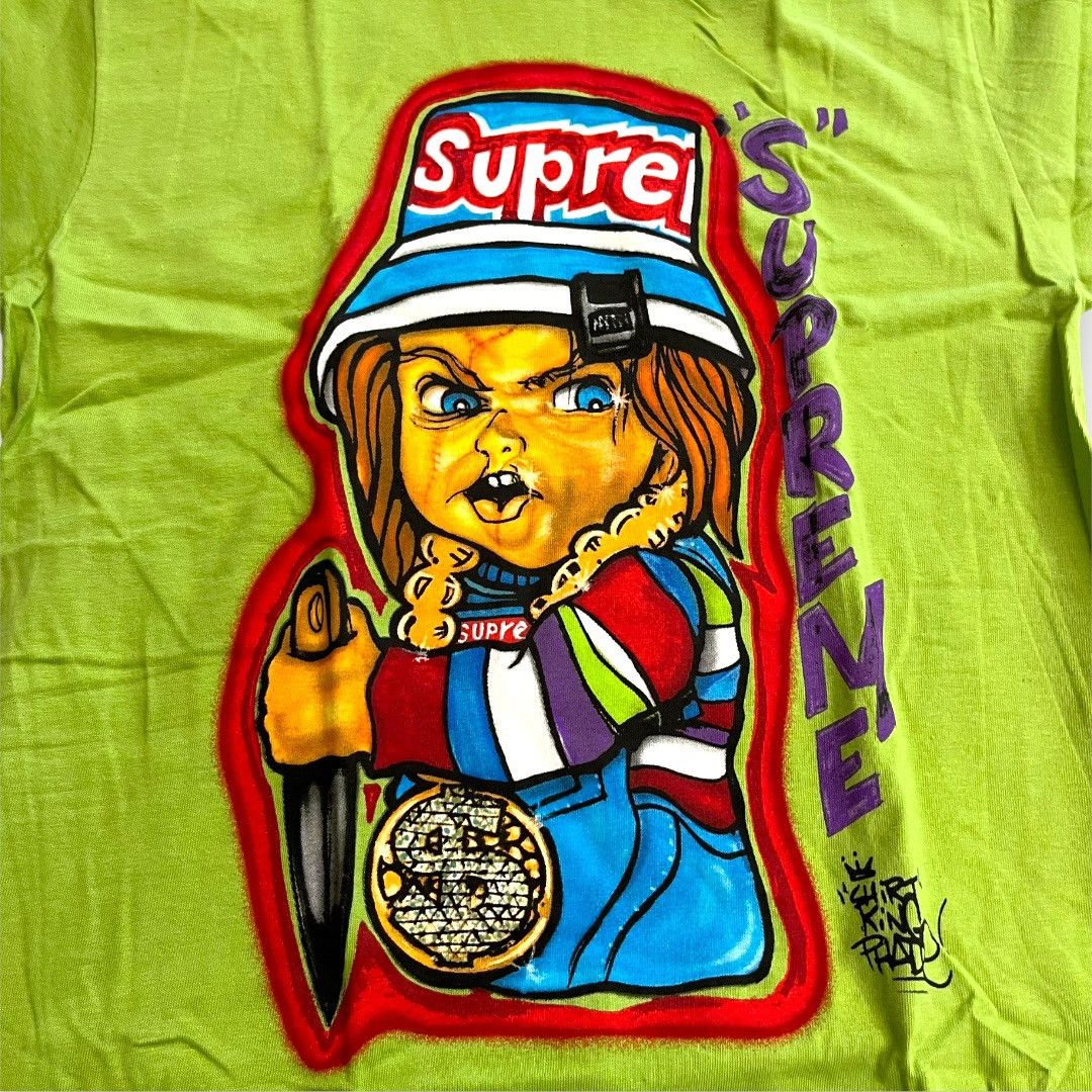 Supreme chucky shirt deals