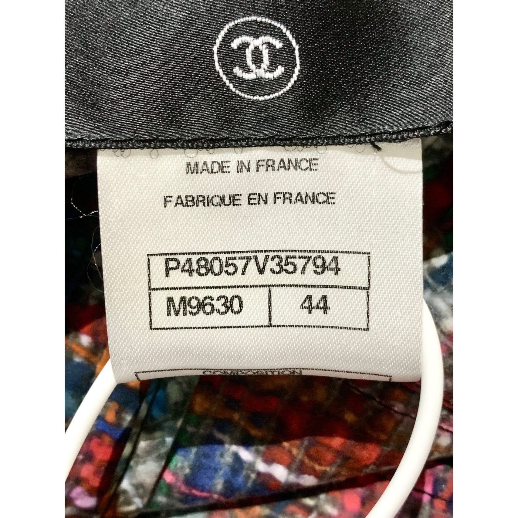 Chanel CHANEL Multicolor Tweed Hooded Coat With Drawstring Waist Si Size M / US 6-8 / IT 42-44 - 3 Thumbnail