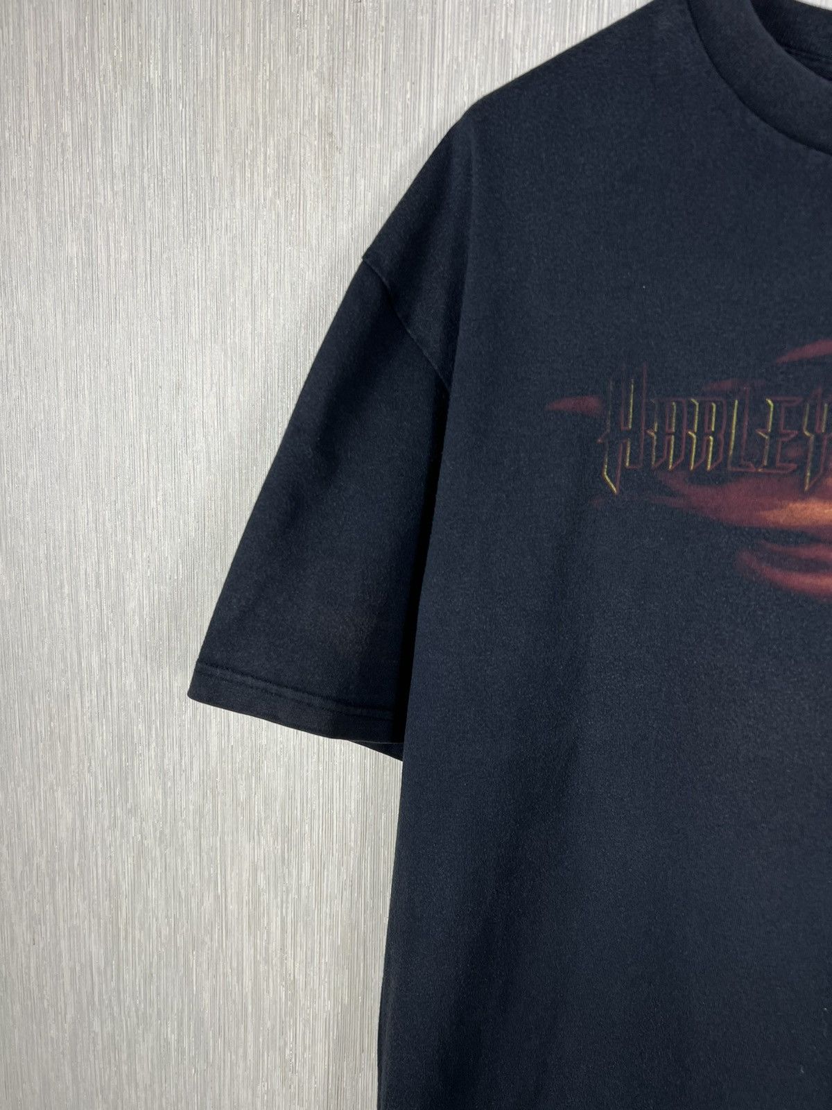 Harley Davidson Vintage Harley-Davidson y2k 2007 skull flames fire tee print Size US XL / EU 56 / 4 - 5 Thumbnail